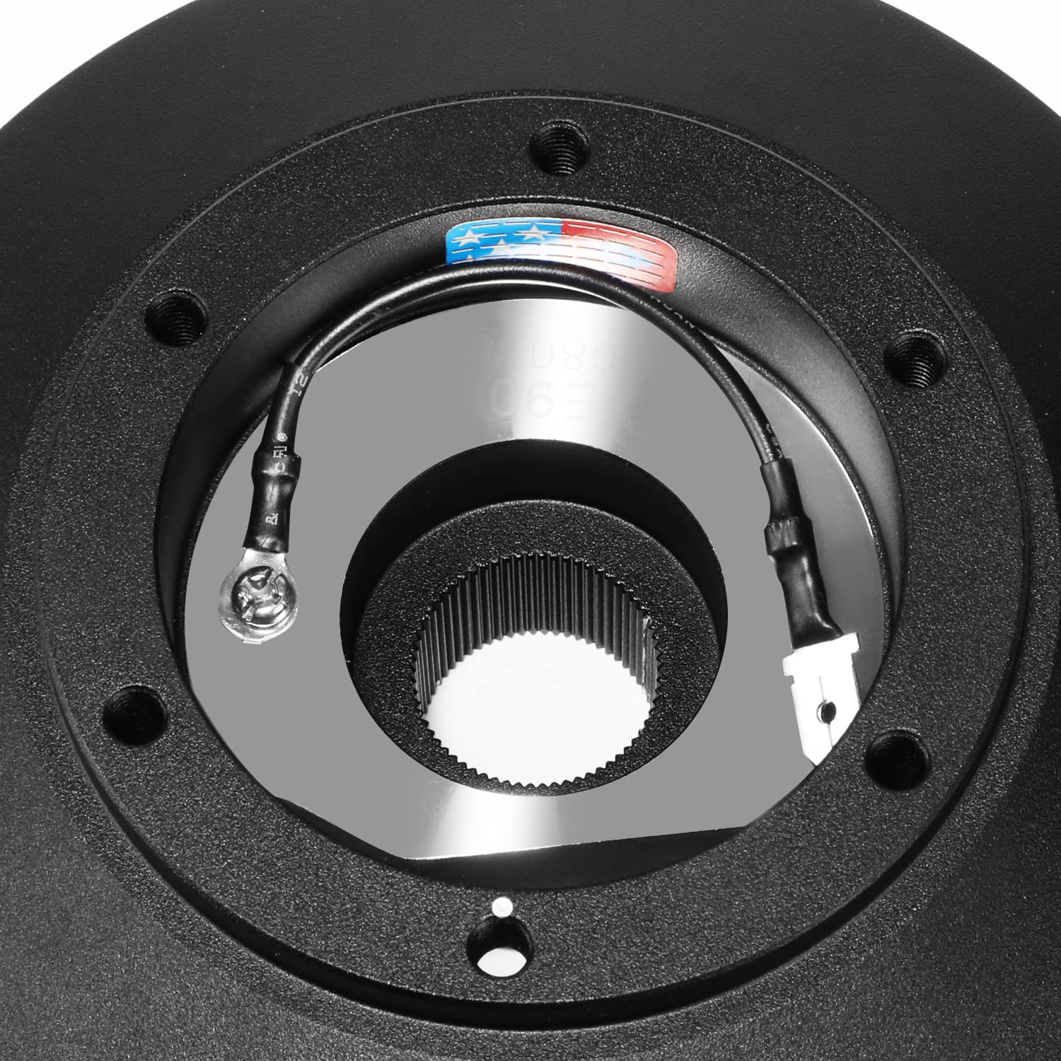NRG Innovations Aluminum SRK-E90H Steering Wheel Short Hub Adapter Compatible with 06-10 323i / 2006 325i 330i 330Xi 6 X 70mm Bolt Pattern