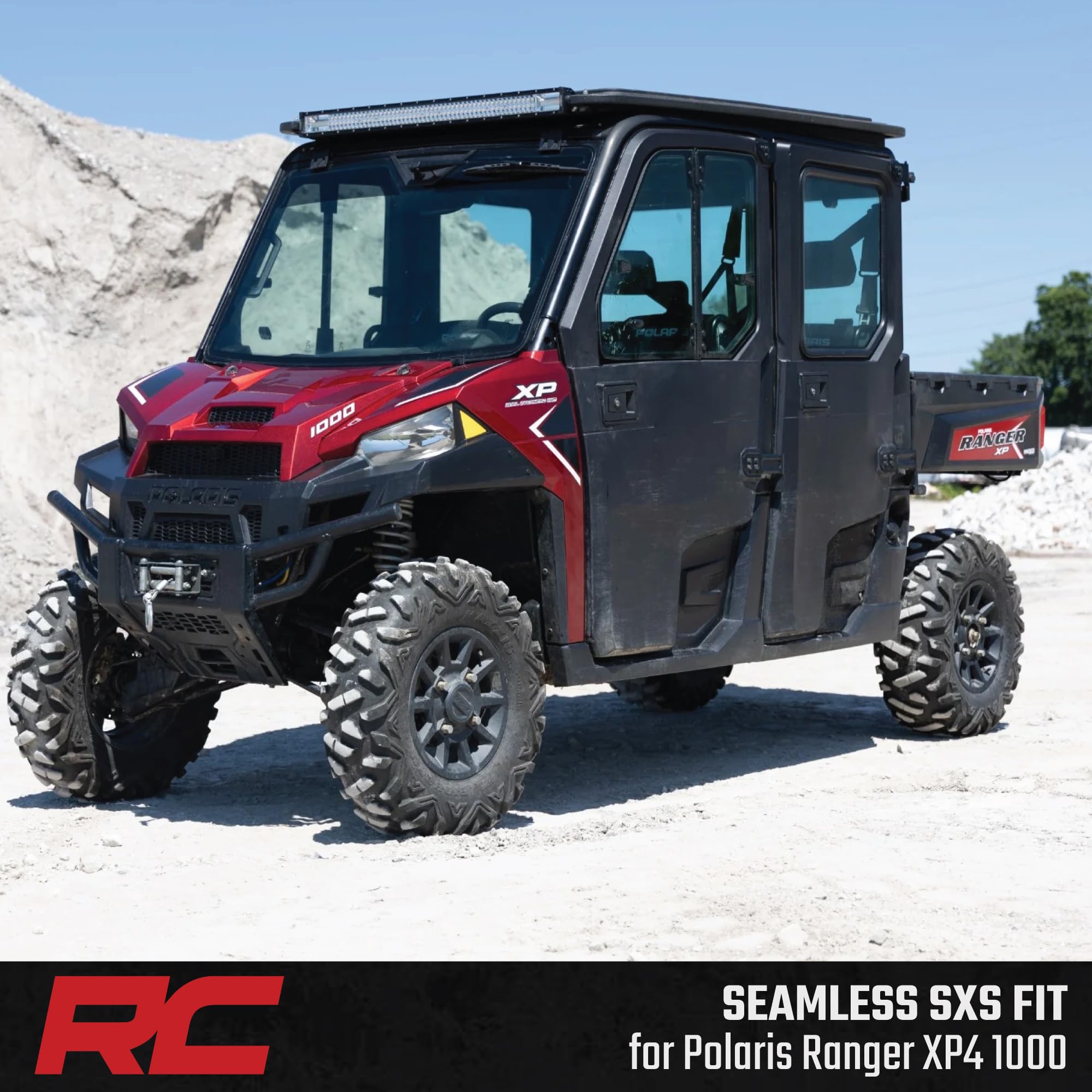 Rough Country UTV Heater Kit for Polaris Ranger XP 1000 (2017-2025) - 16,000 BTU Cab Heater with Fast Cabin Warm-Up & Defrost, Complete Install Kit, Factory-Like Fit