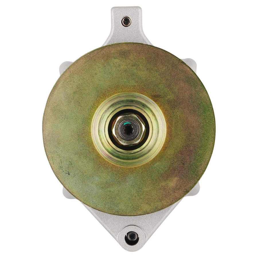 8-47100-347 Powermaster Natural Alternator (Upgrade 100A Smooth Look 6 Groove Pulley/Baffle & Cone 1 Wire)