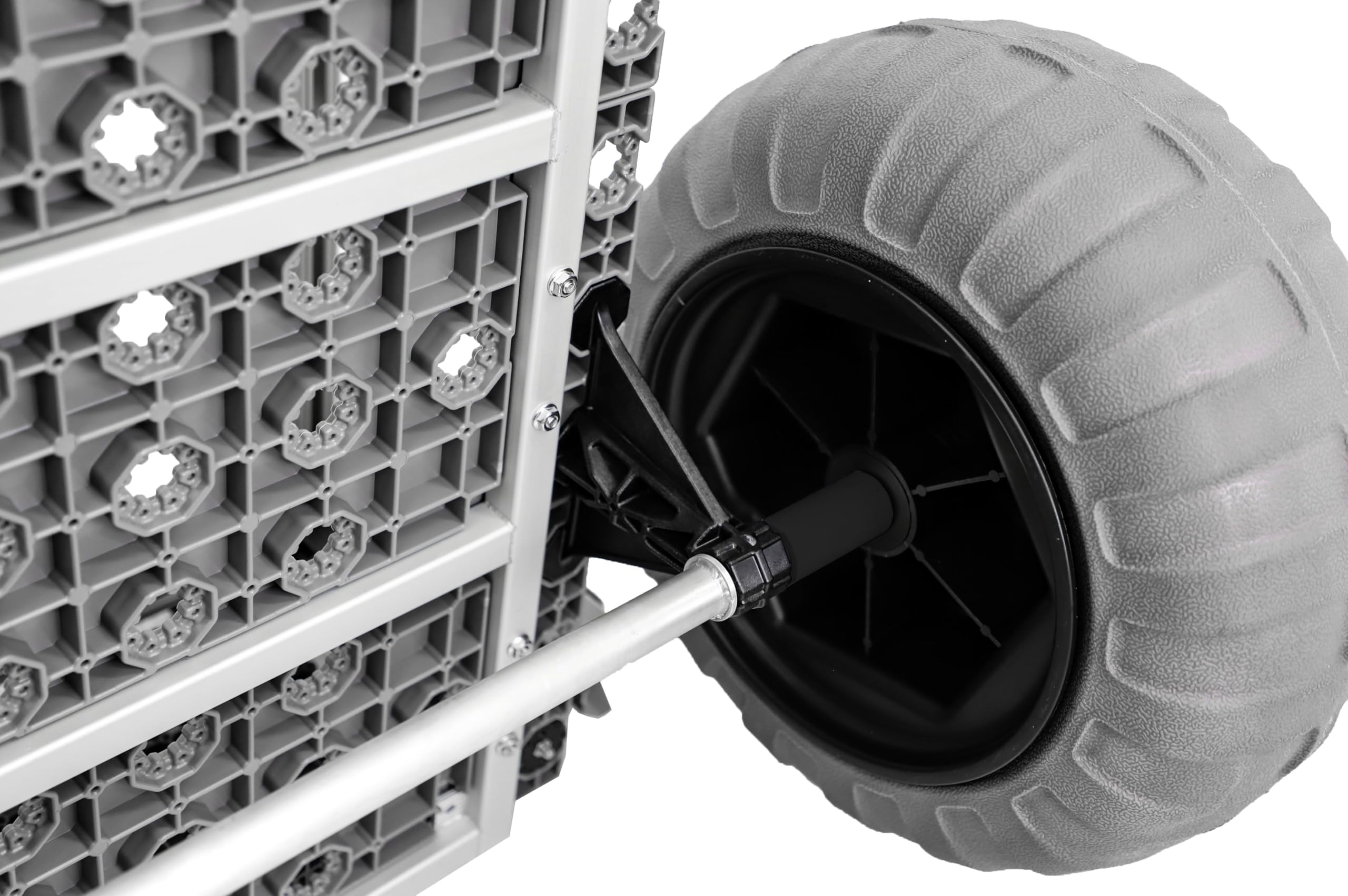 SandRig YakAttack Surf Beach Cart | Heavy-Duty 20” x 36” Gear Hauler with 16” Balloon Tires | Adjustable Design for Fishing, Camping & Beach Trips | High-Capacity, Rust-Resistant Aluminum Frame