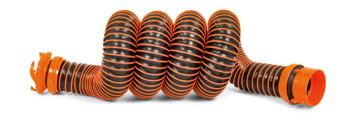 Camco 5-Foot RhinoEXTREME Camper/RV Sewer Hose - Features TPE Technology for Abrasion Resistance and Crush Protection - Includes Pre-Attached Rhino Swivel Fittings (39865)