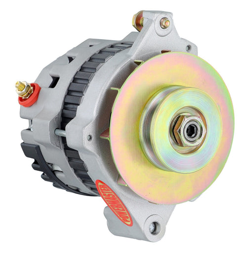 Natural Powermaster 7466 Alternator (CS121 "5X5" 100A 16V 1V Pulley Side Bat Post Fan & Baffle 1 Wire)