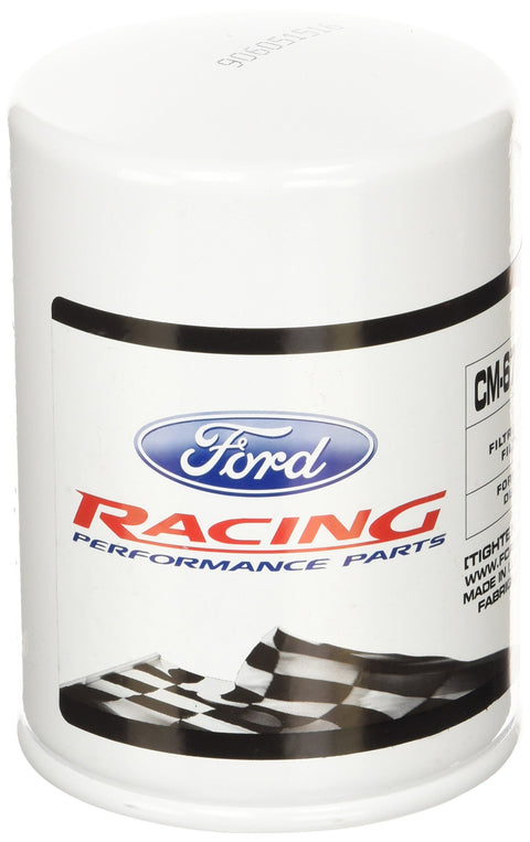 High Performance Ford Oil Filter, Canister, Screw-On, 13/16-16 in Thread, Steel, White, Each