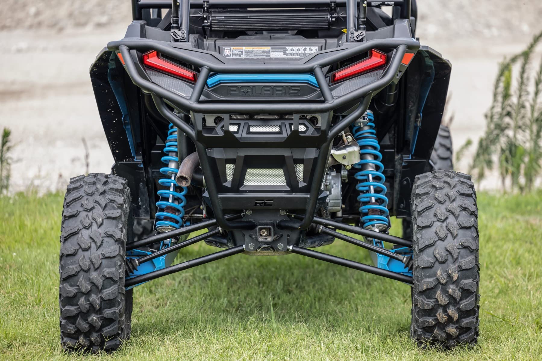 Rough Country Rear Tubular Bumper with Built-in Receiver Hitch for Polaris RZR XP 1000 (2014-2023)
