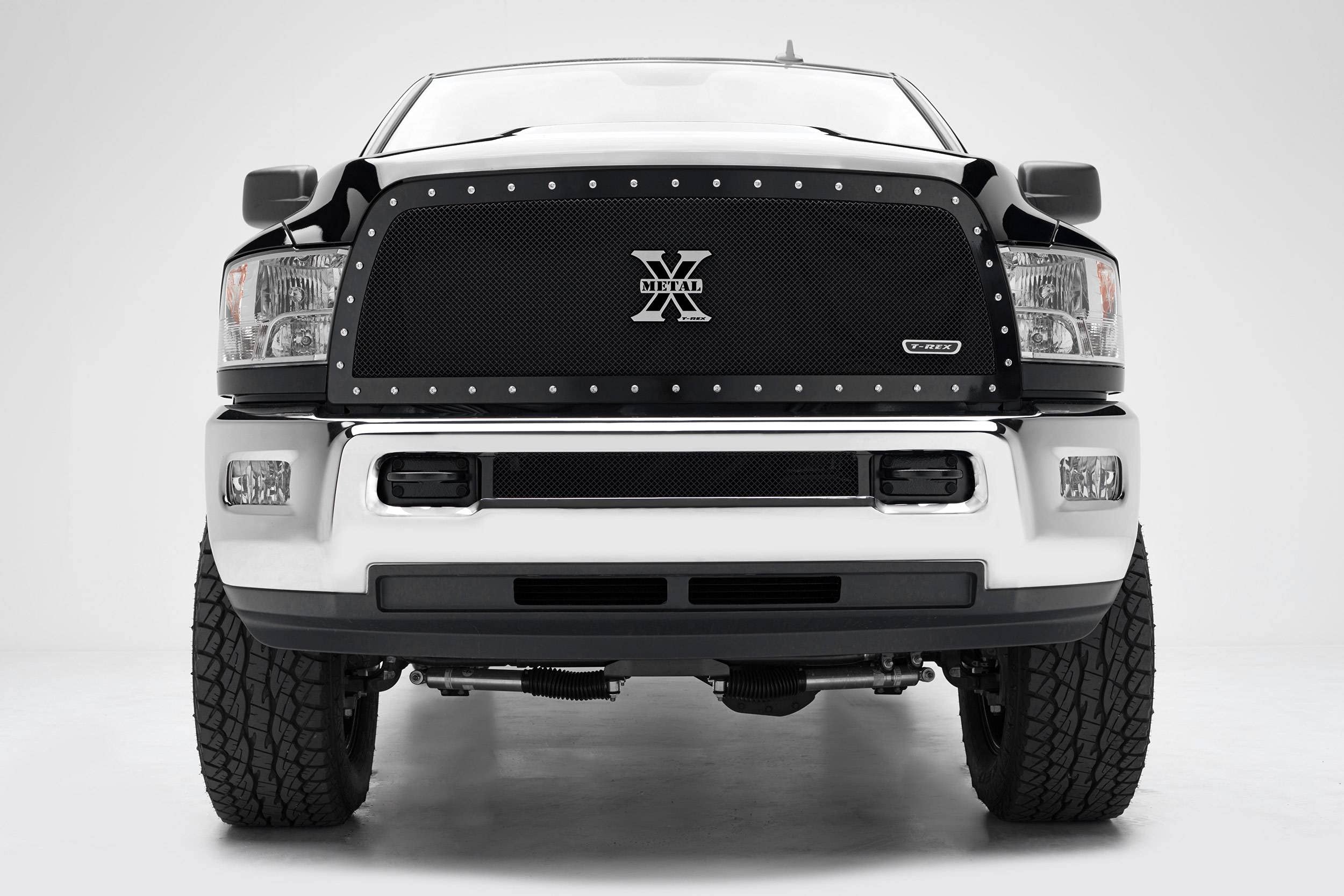 X-Metal Grille T-Rex Grilles 6714521 for Dodge Ram, Black