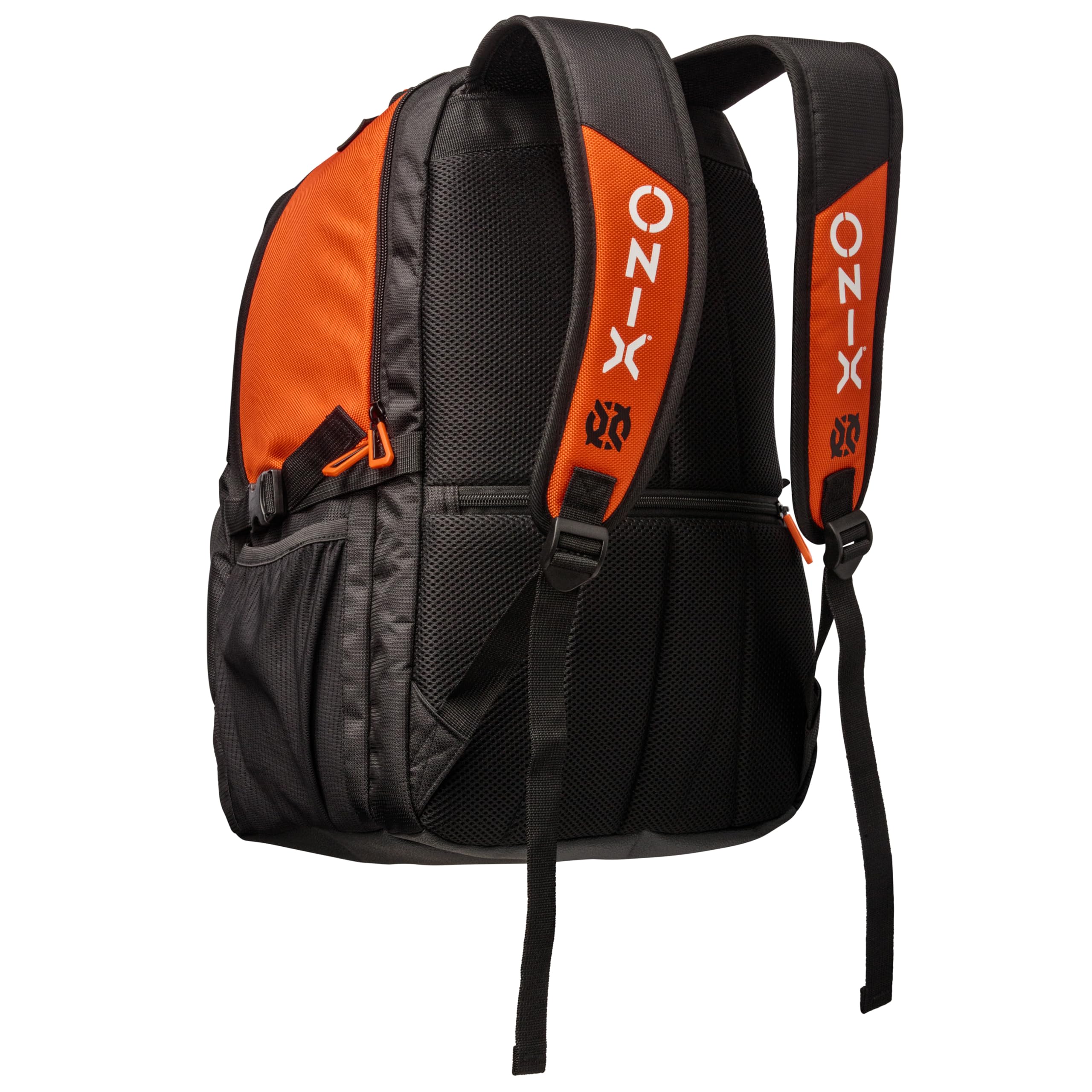 ONIX Pro Team Pickleball Durable Polyester Padded Paddle Compartment Easy to Carry Backpack — Orange/Black