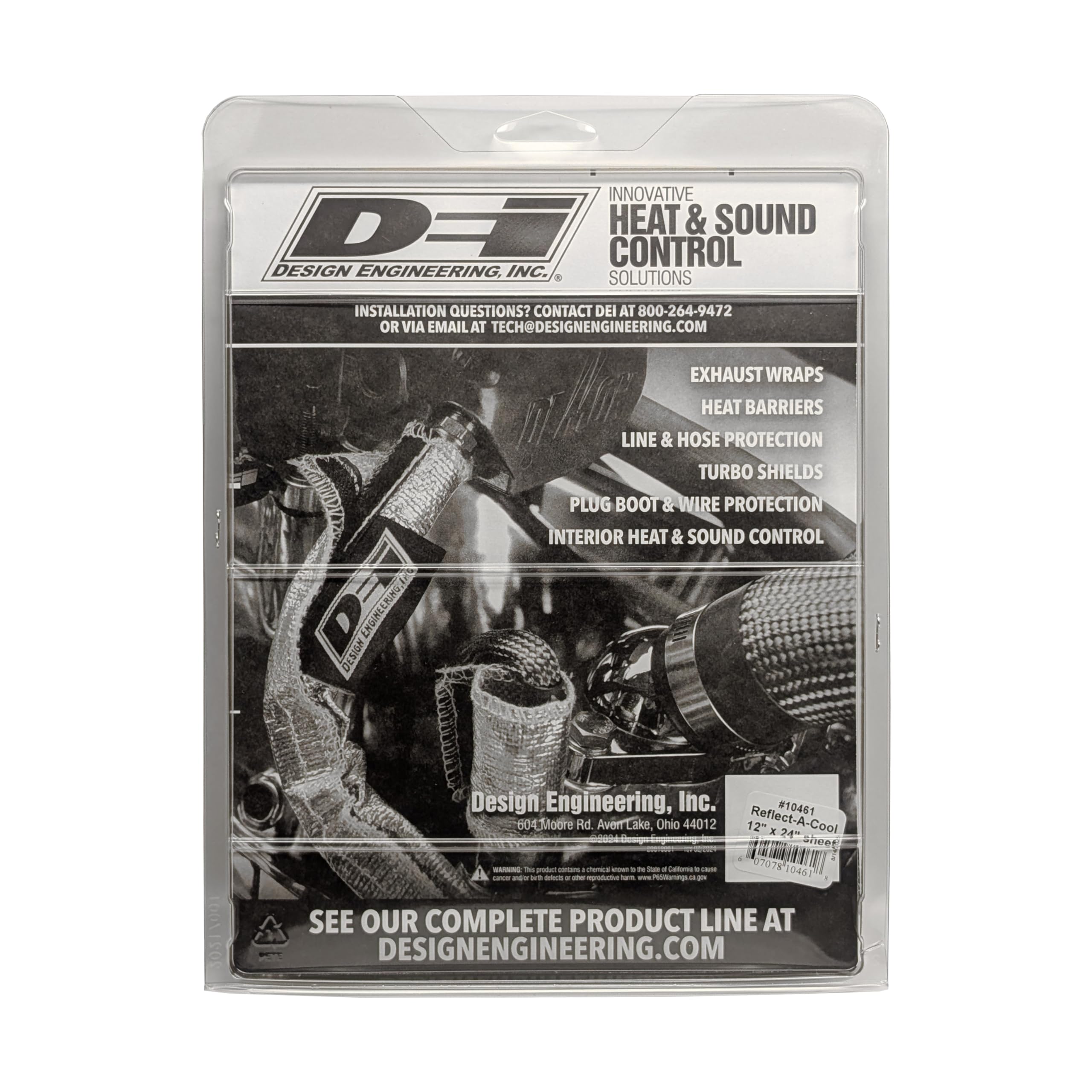 Reflect-A-Cool Design Engineering 010461 12" x 24" Heat Reflective Adhesive Backed Sheets