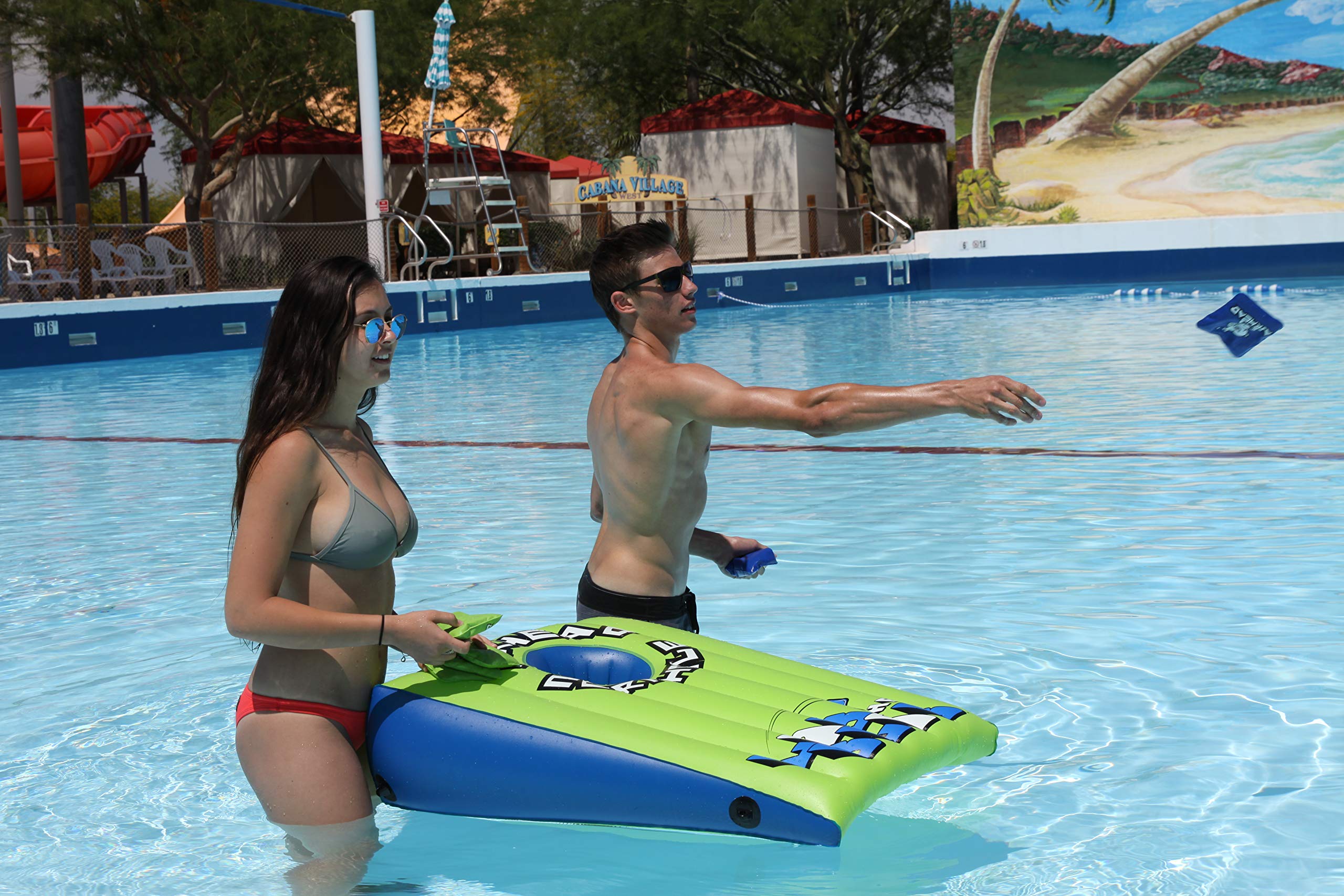Lob the Blob Airhead Inflatable Pool or Land Cornhole Set 37 in. x 26 in.