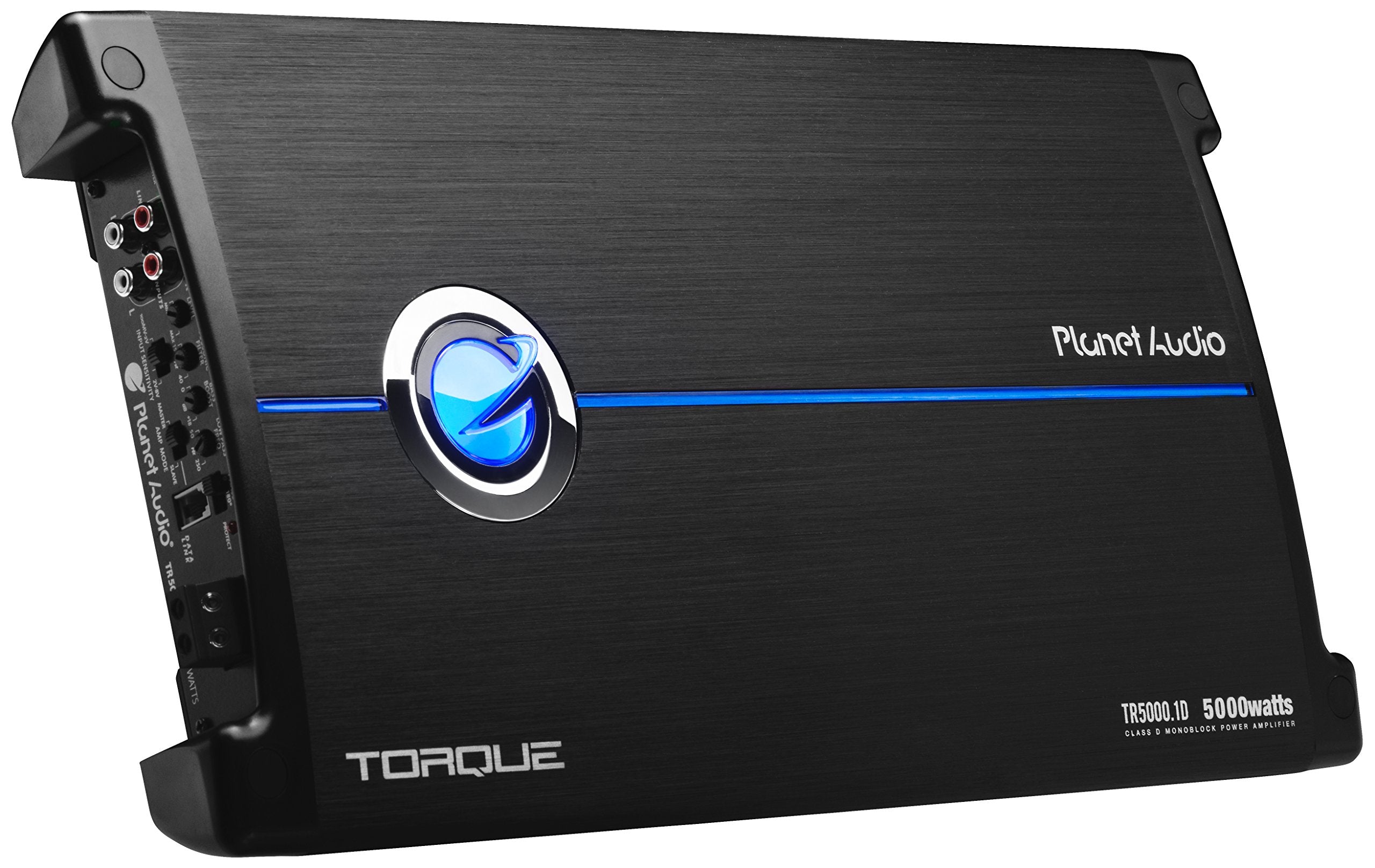 Planet Audio TR5000.1D Monoblock Class D Car Amplifier - 5000 High Output, 1 Ohm, Low Level Inputs, Low Pass Crossover, Hook Up to Subwoofer for Bass