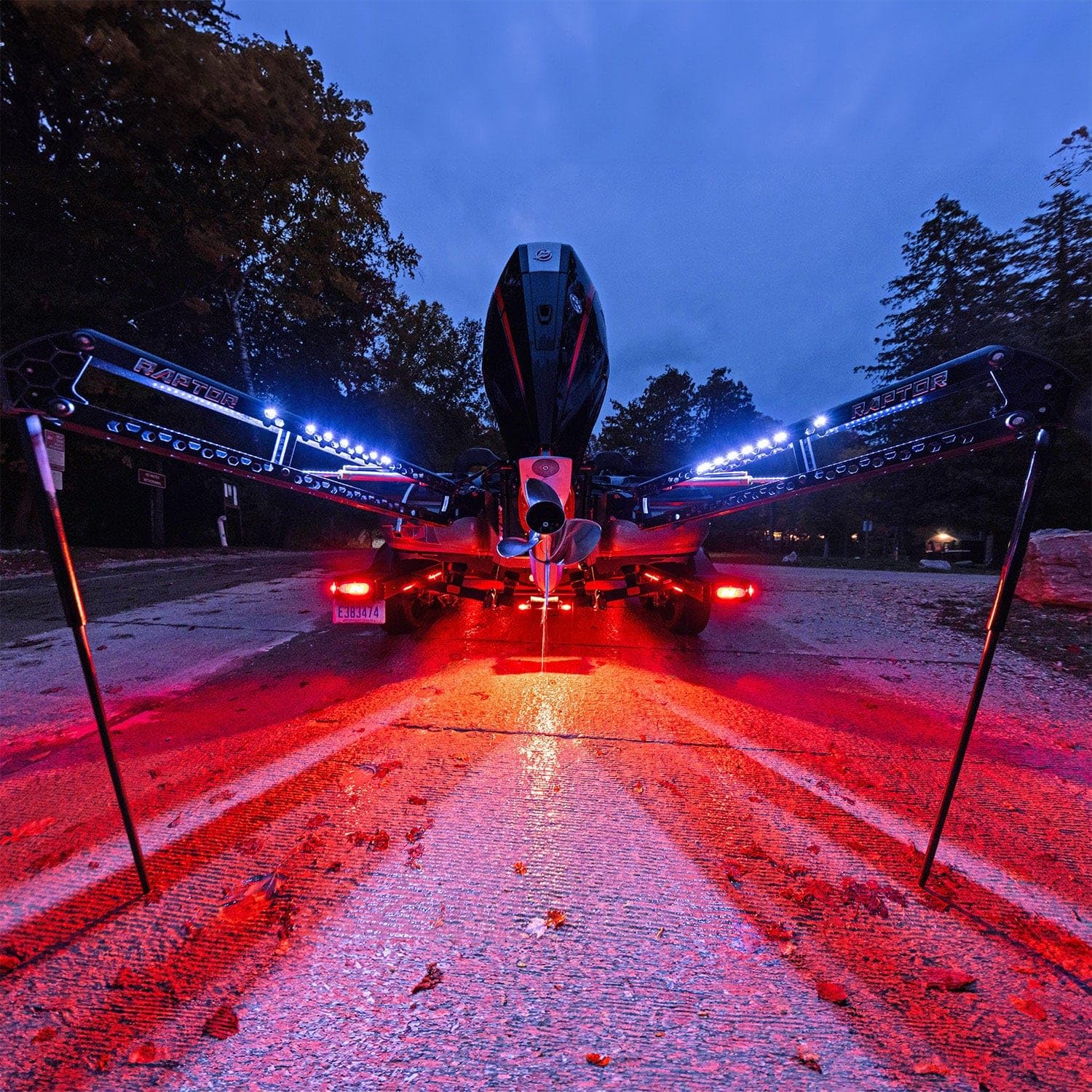 Blue Water T-H Marine LED Trailer Reverse LED Strip Lighting