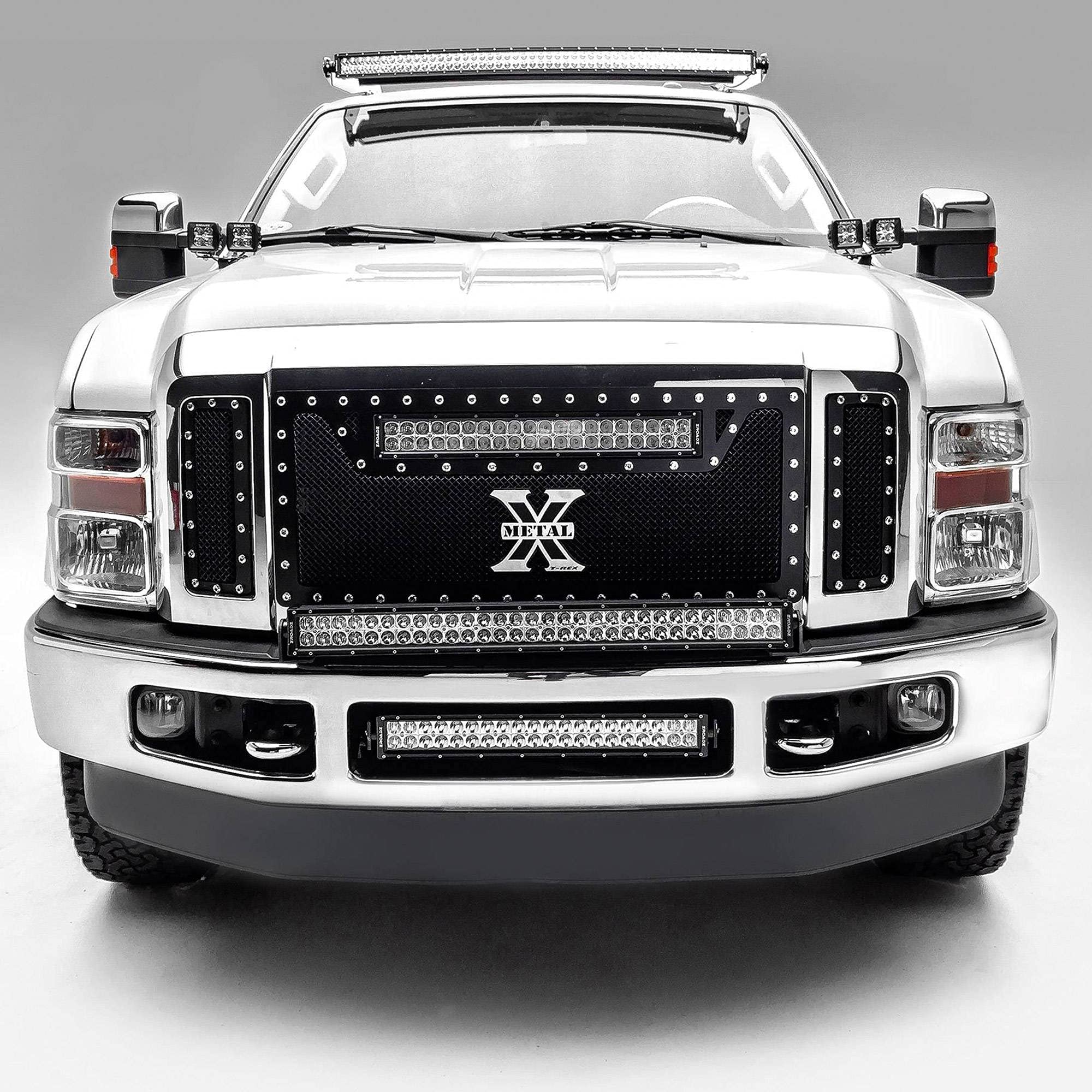 ZROADZ Black Front Bumper LED Light Bar KIT Z325631-KIT 2008-2010 FORD F250/350