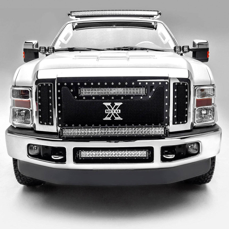 ZROADZ Black Front Bumper LED Light Bar KIT Z325631-KIT 2008-2010 FORD F250/350