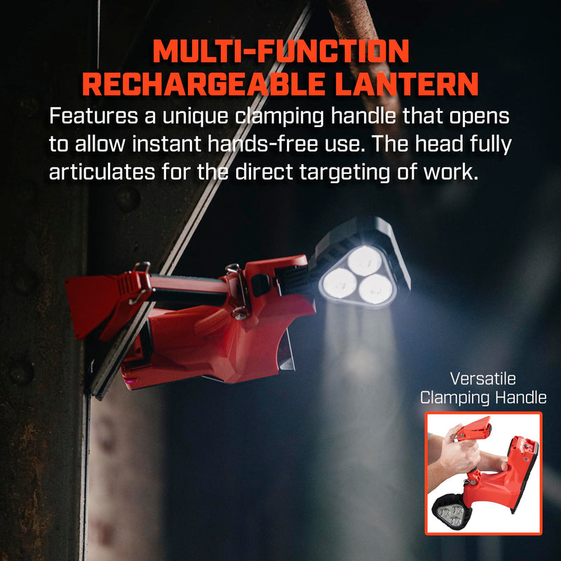 Vulcan Clutch Streamlight 1700-Lumen Rechargeable Multi-Function Lantern, Light Only, Orange