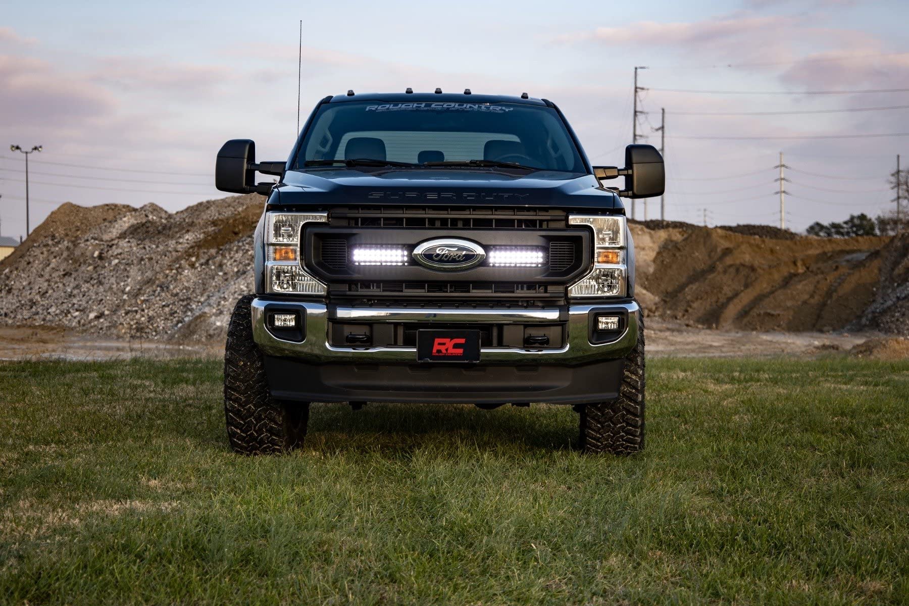 10" Rough Country Slimeline Grille Mount LED Kit for 20-21 Super Duty - 70898
