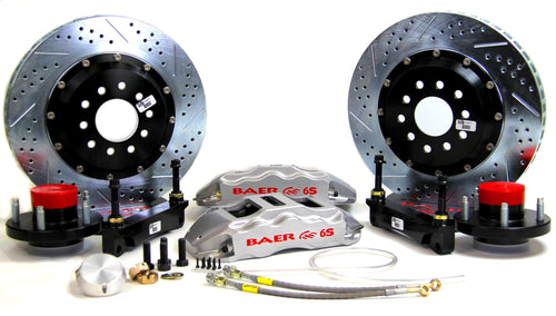 14" Ext+ Brake Sys Frt Slvr Tci Spindle Baer Brakes (4261557S)