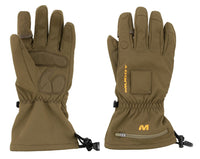 Muddy Outdoors Nucleus Men's Heated Softshell Gloves Brown Clay Large