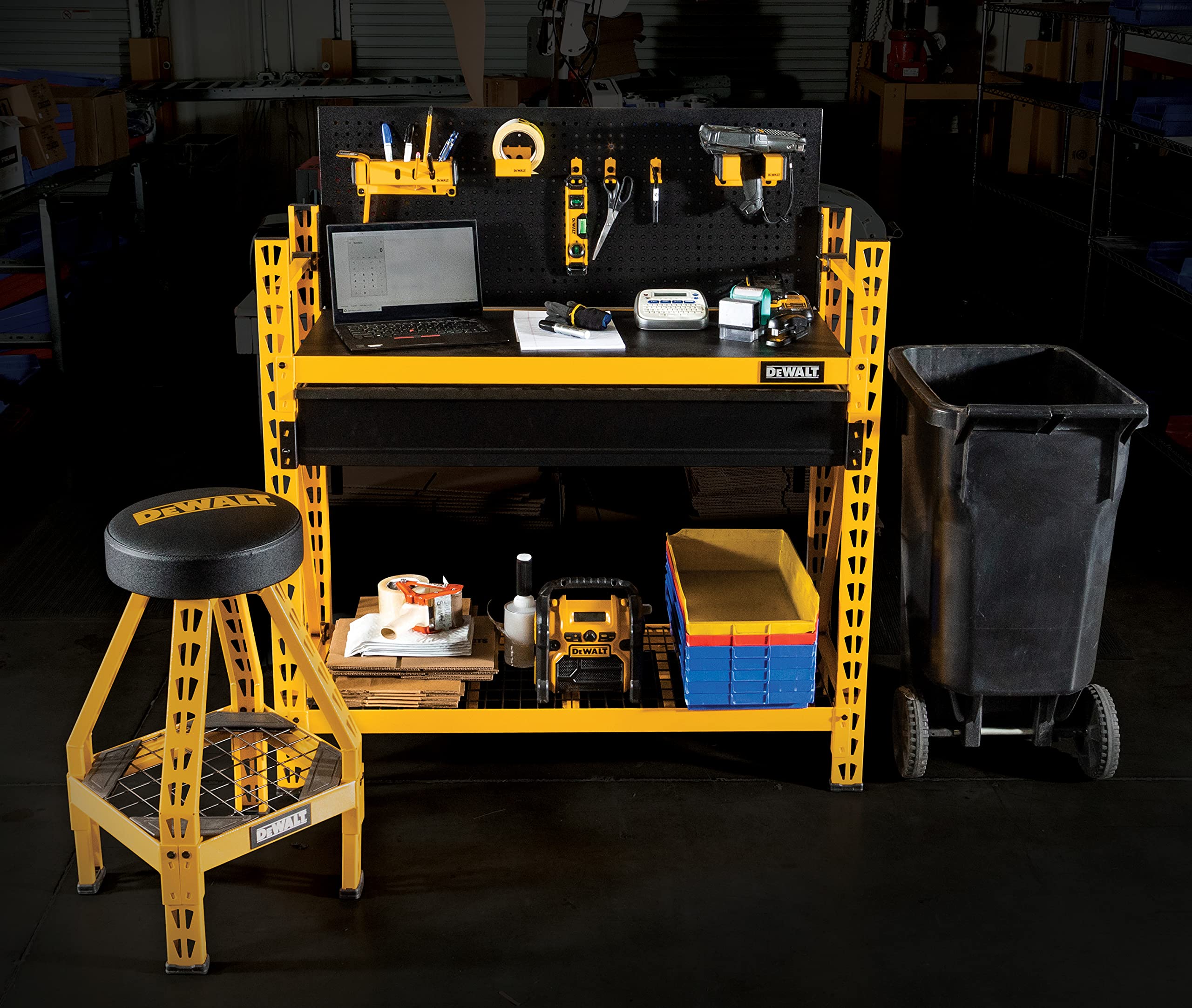 2-Shelf DEWALT Industrial 4-Foot Storage Rack Work Station Kit (DXST3000WB)
