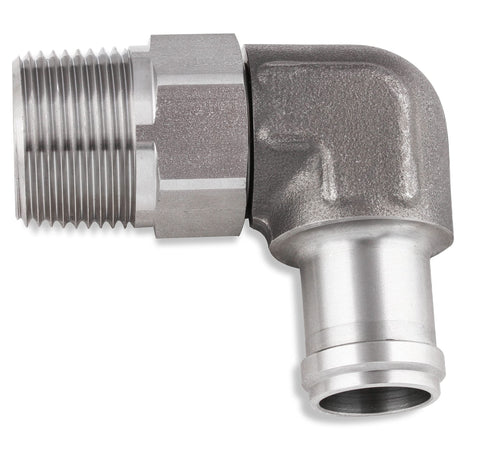 Earl's 90 Degree SS988413ERL 3/4 in. Hose to 1/2 in. NPT Male Elbow - with Swivel