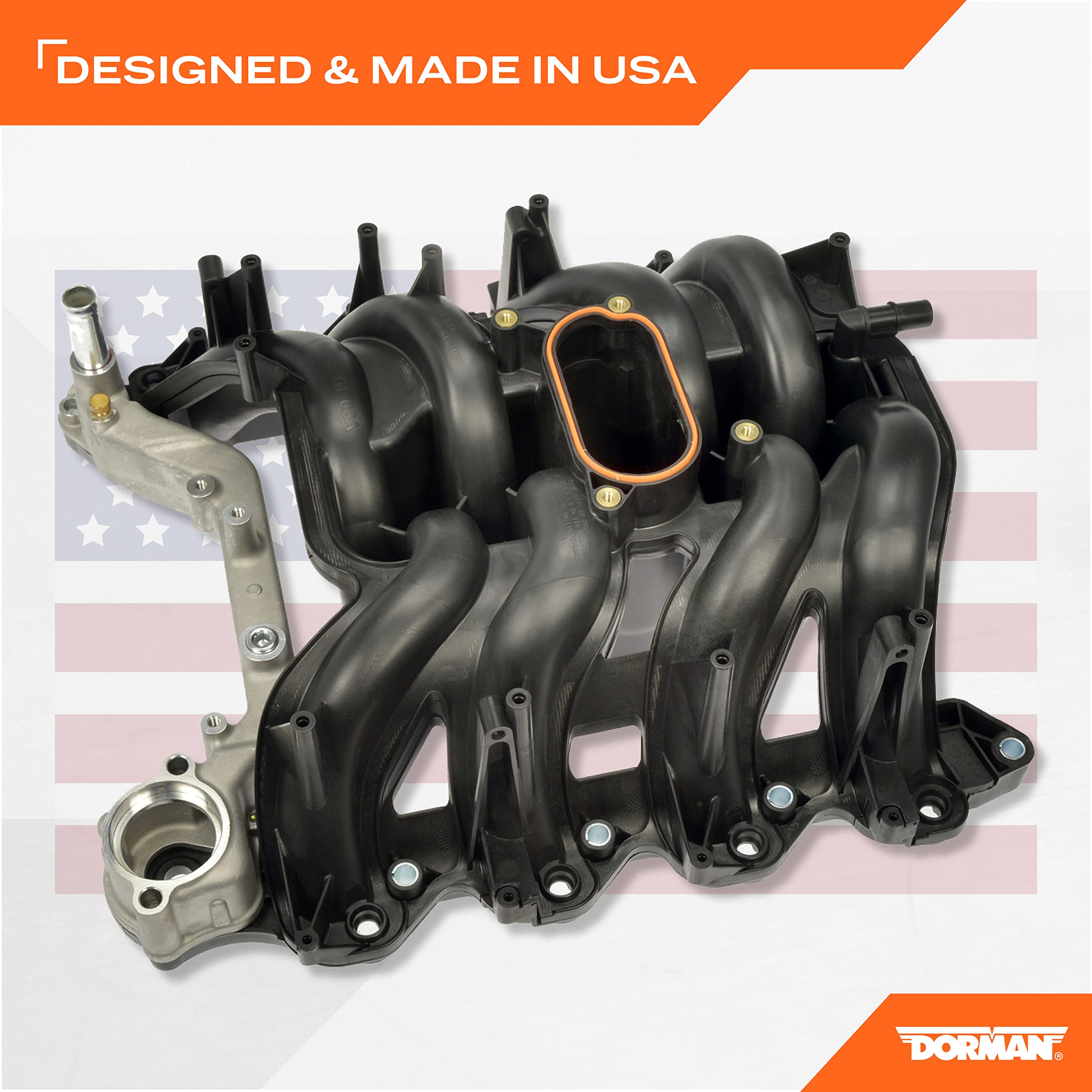 Dorman Plastic Intake Manifold 615-188 - Includes Gaskets Compatible with Select Ford Models (Made in USA)