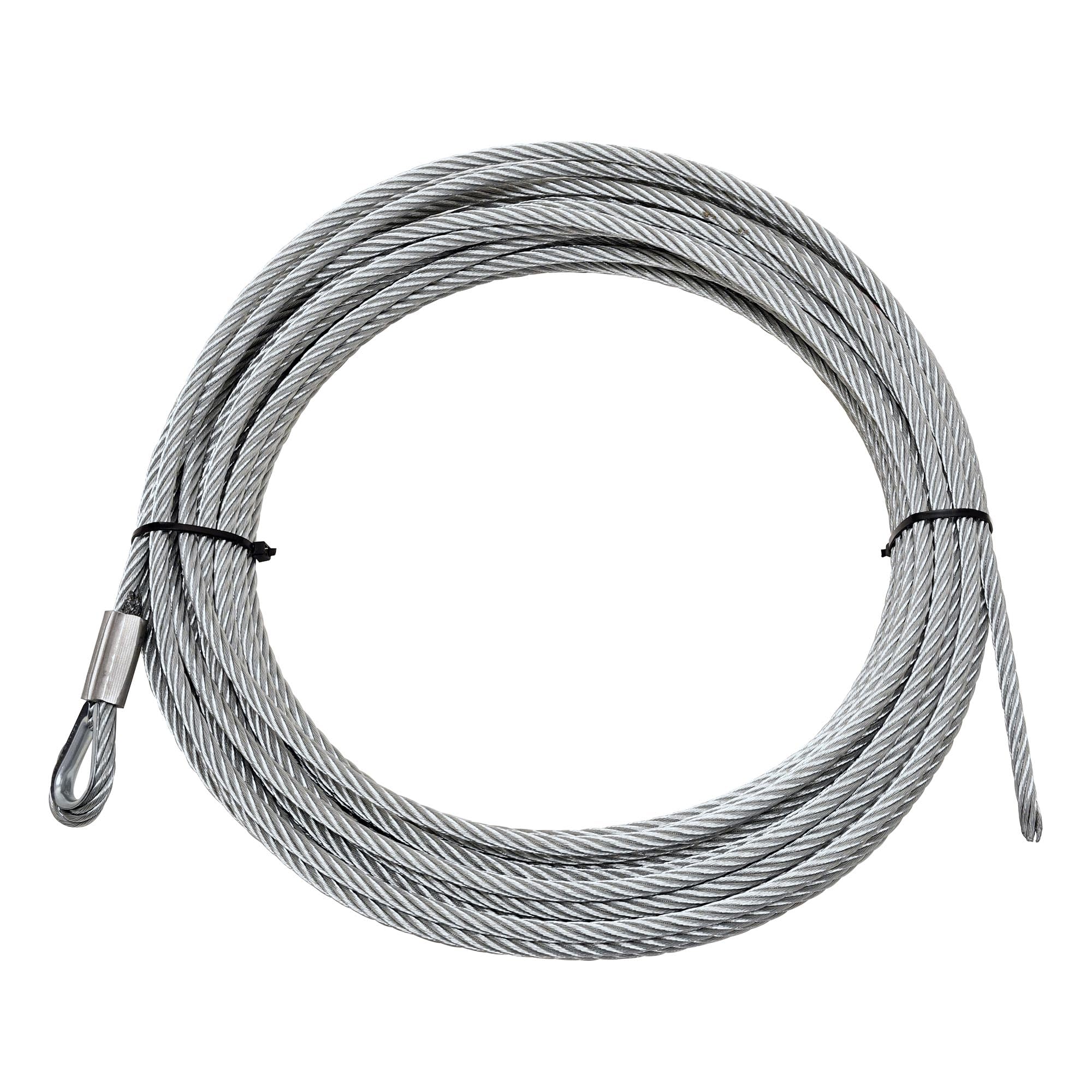 Steel Wire Winch Rope Superwinch 3/8" x 85' fits Tiger Shark 11500 NX10000 Winches