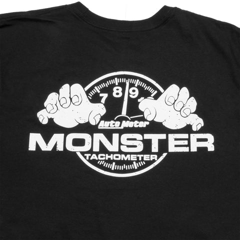 XLarge AutoMeter 0424XL T-Shirt, Black, Monster'