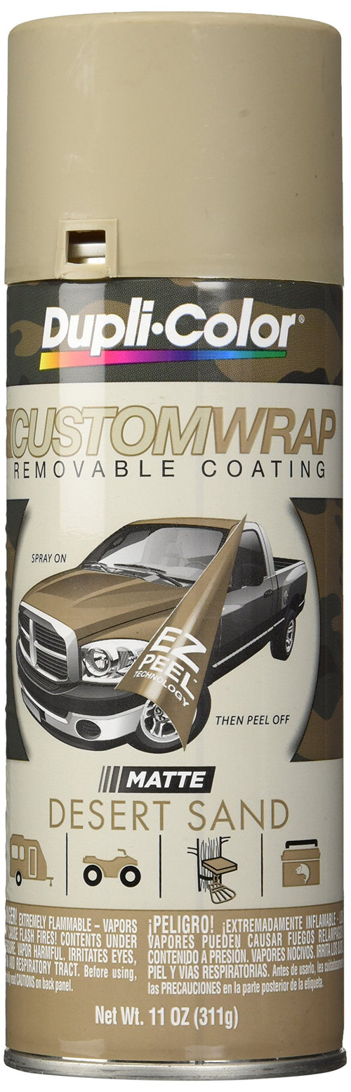 Custom Wrap Dupli-Color ECWRC8510 Matte Removable Automotive Paint – Desert Sand Spray Paint - 11 oz. Aerosol Can