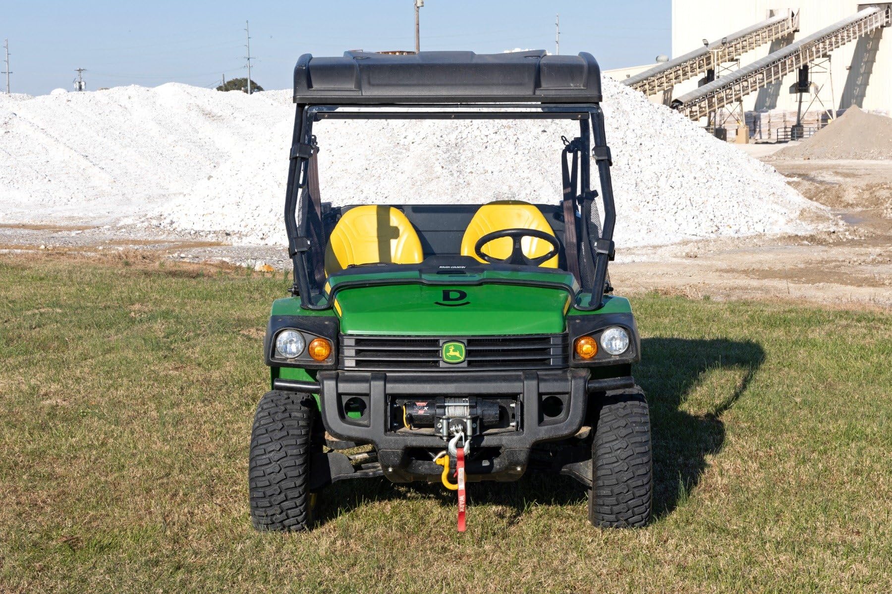 Full Windshield Rough Country for John Deere Gator XUV 825 (2004-2022) - Scratch Resistant, Easy Install