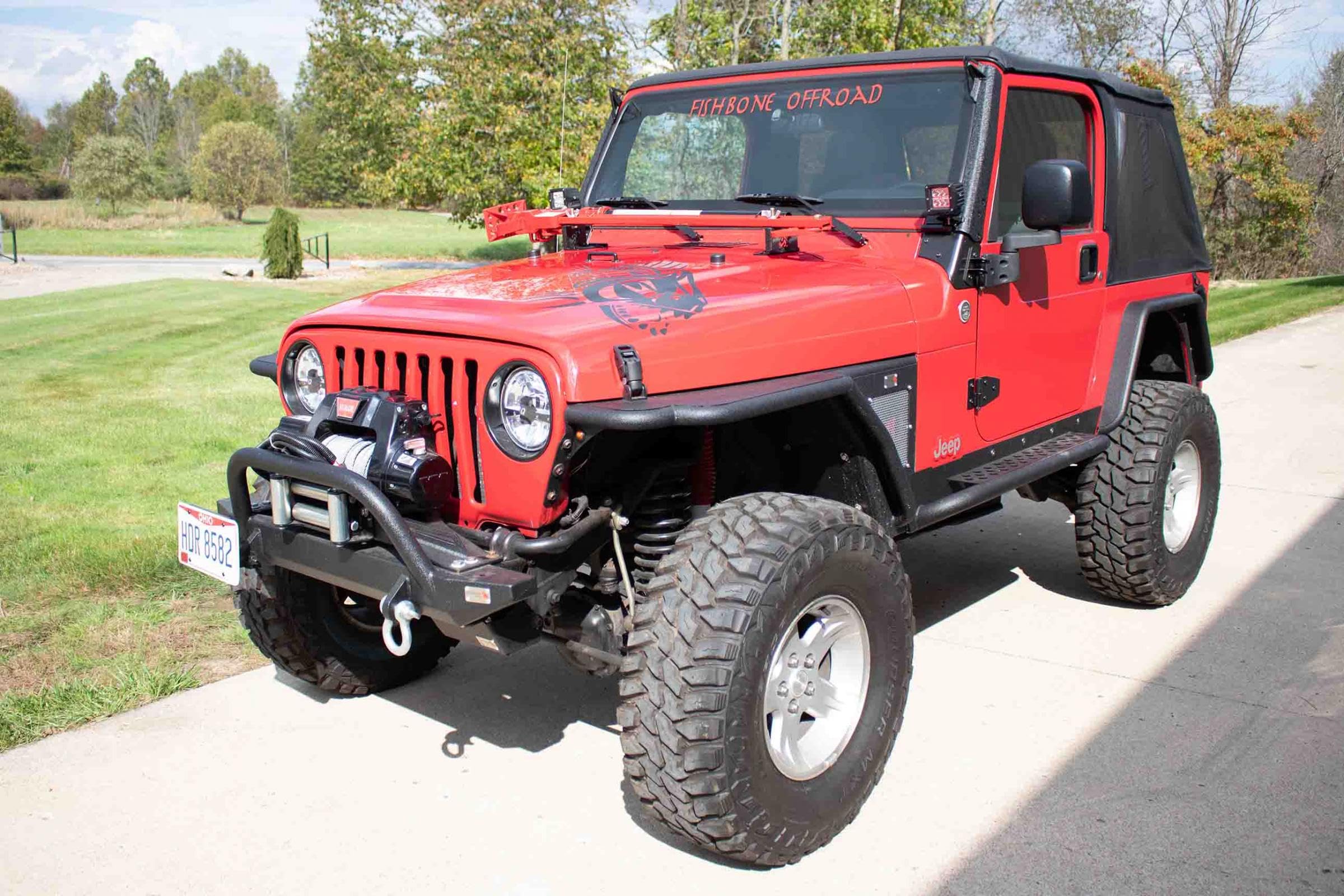 FB21313: Fishbone Offroad Tj Hi- Lift Jack Mount