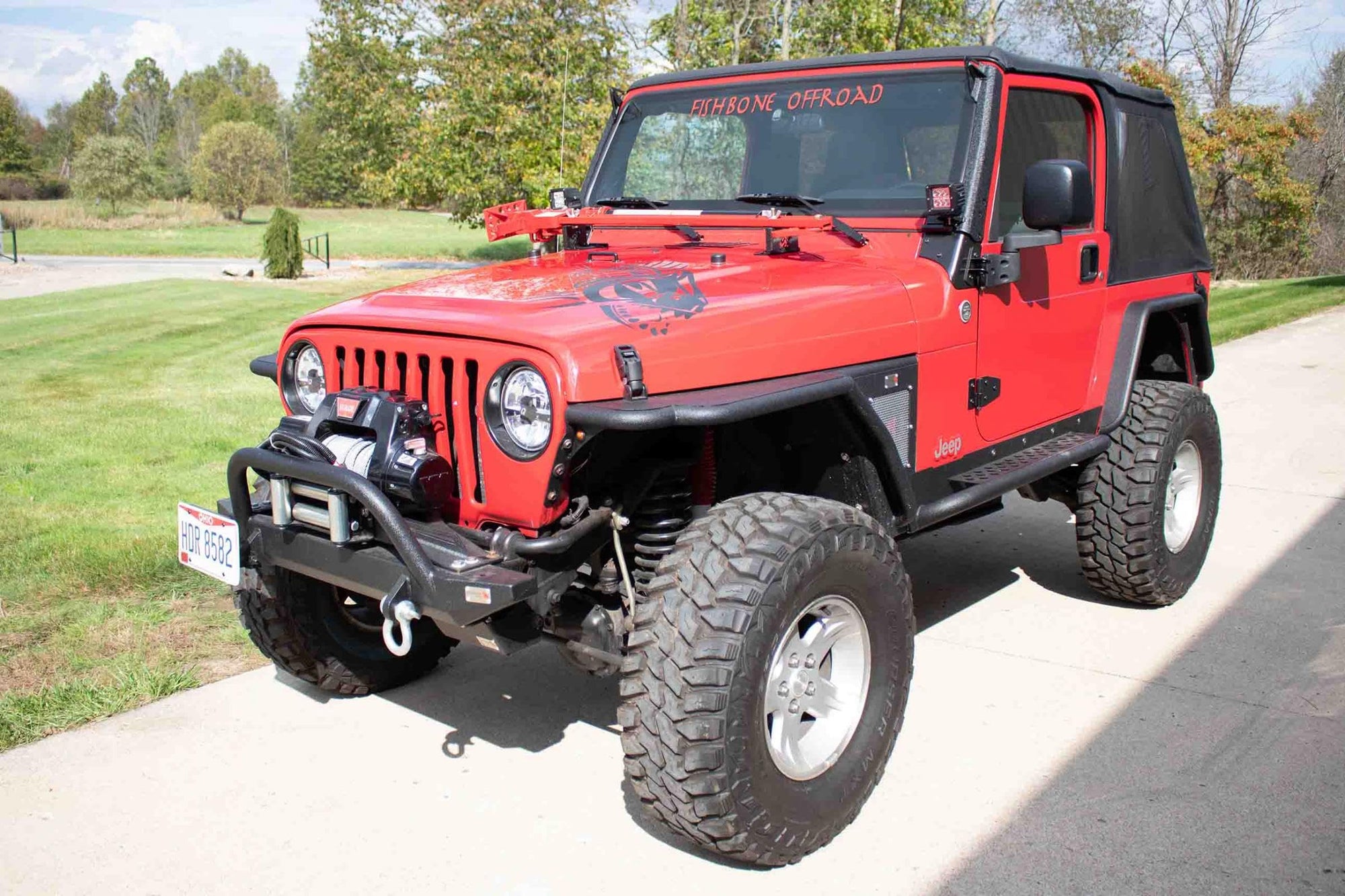 FB21313: Fishbone Offroad Tj Hi- Lift Jack Mount