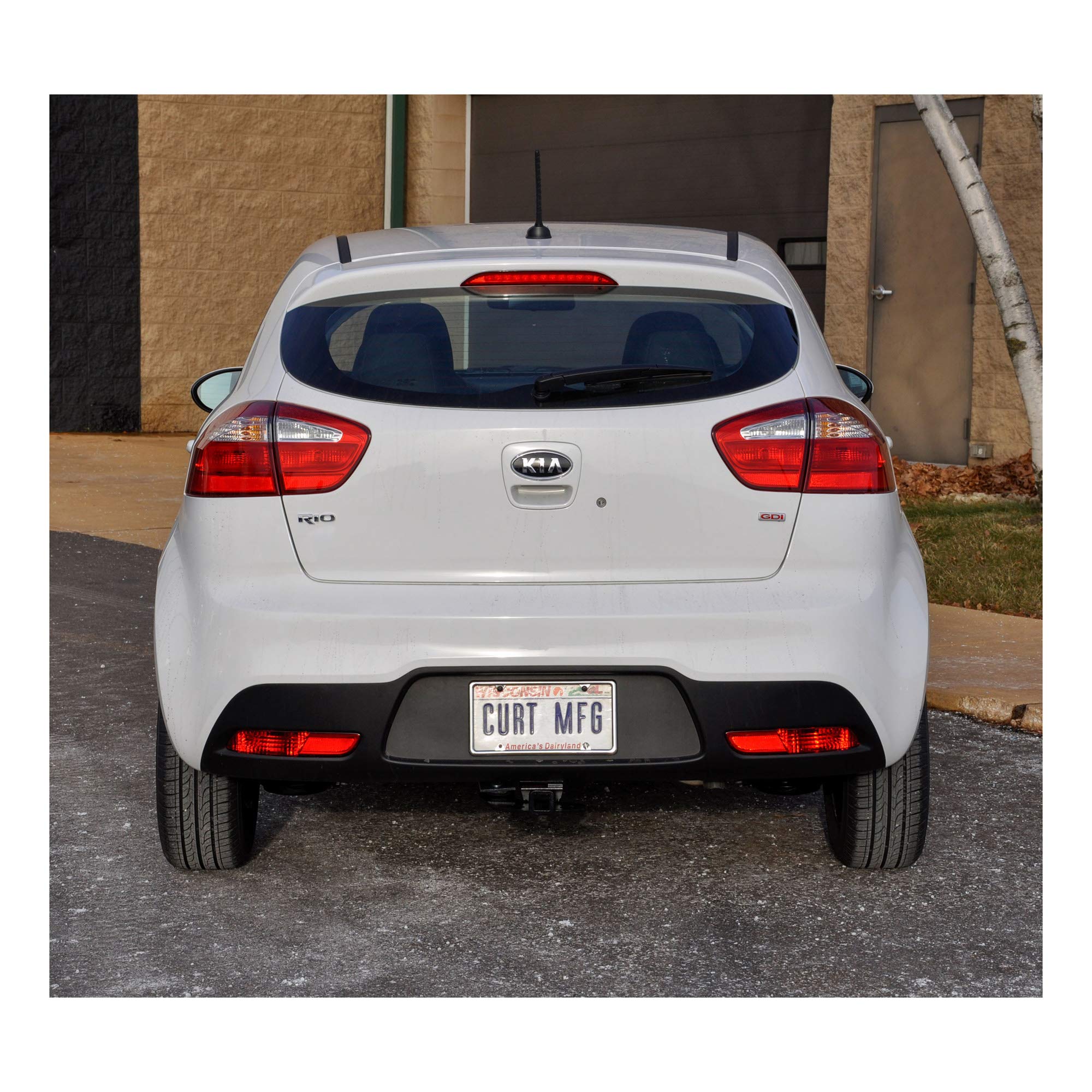 CURT Class 1 Trailer Hitch 11094, 1-1/4-Inch Receiver, Fits Select Hyundai Accent, Kia Rio
