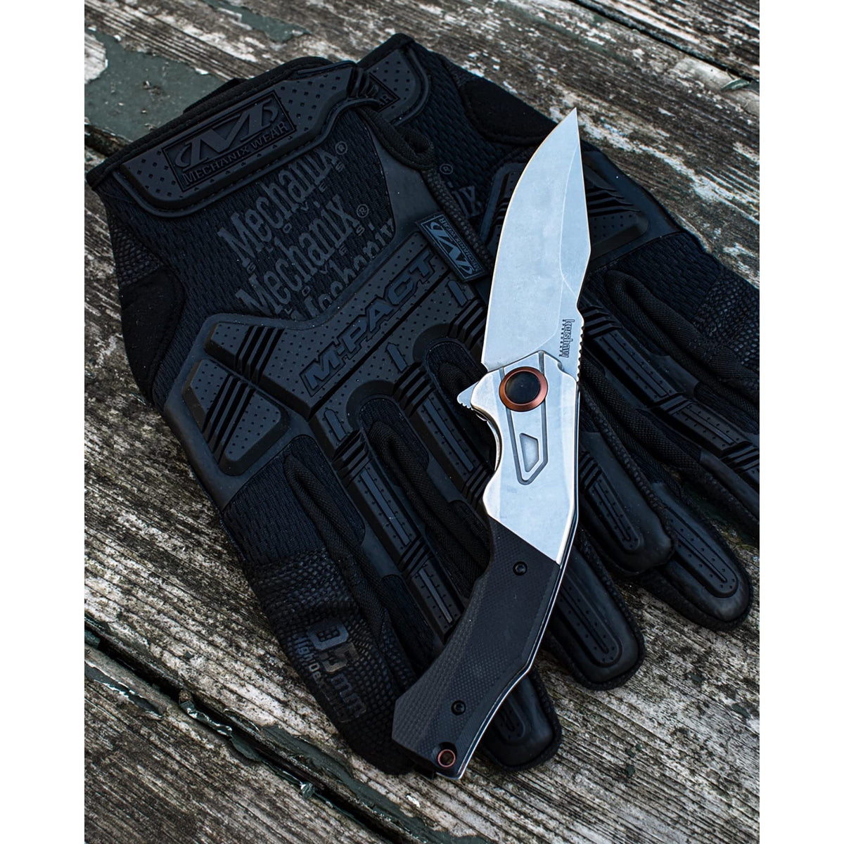 Payout Kershaw Folding Pocket Knife, 3.5 Inch Blade with SpeedSafe Assisted Opening, Frame Lock (2075), Steel