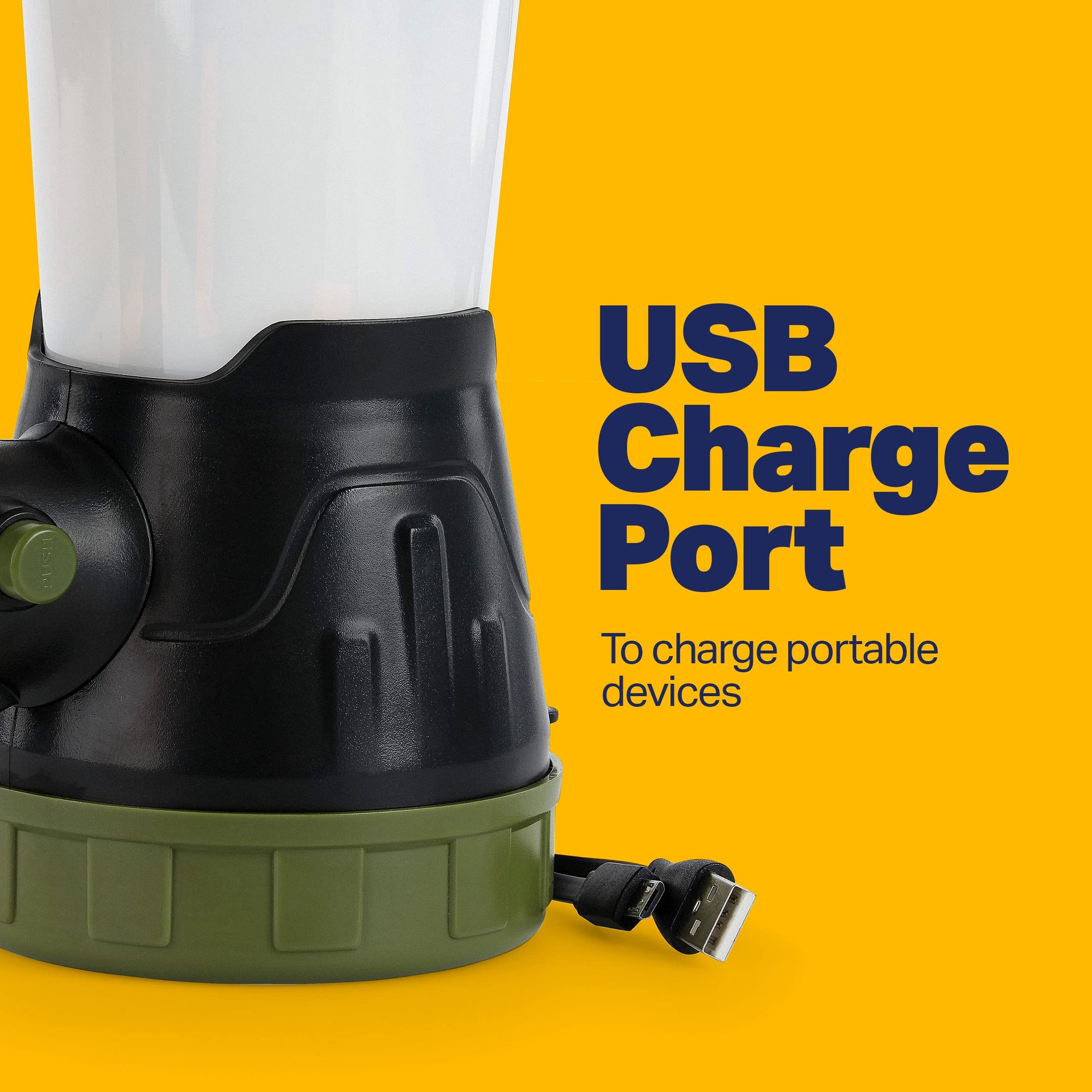 Rechargeable LUXPRO LP1520 LED Multi-Mode 600 Lumen Spotlight Lantern, with USB Cable and Power Station