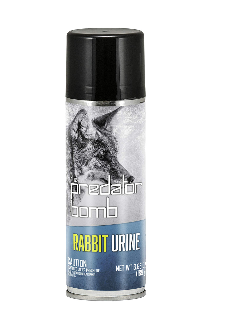 Rabbit Urine Hunters Specialties Natural Predator Bomb Aerosol Spray | Hunting Predator Coyote Lure Attractant Scent 6.65 Oz Spray Can