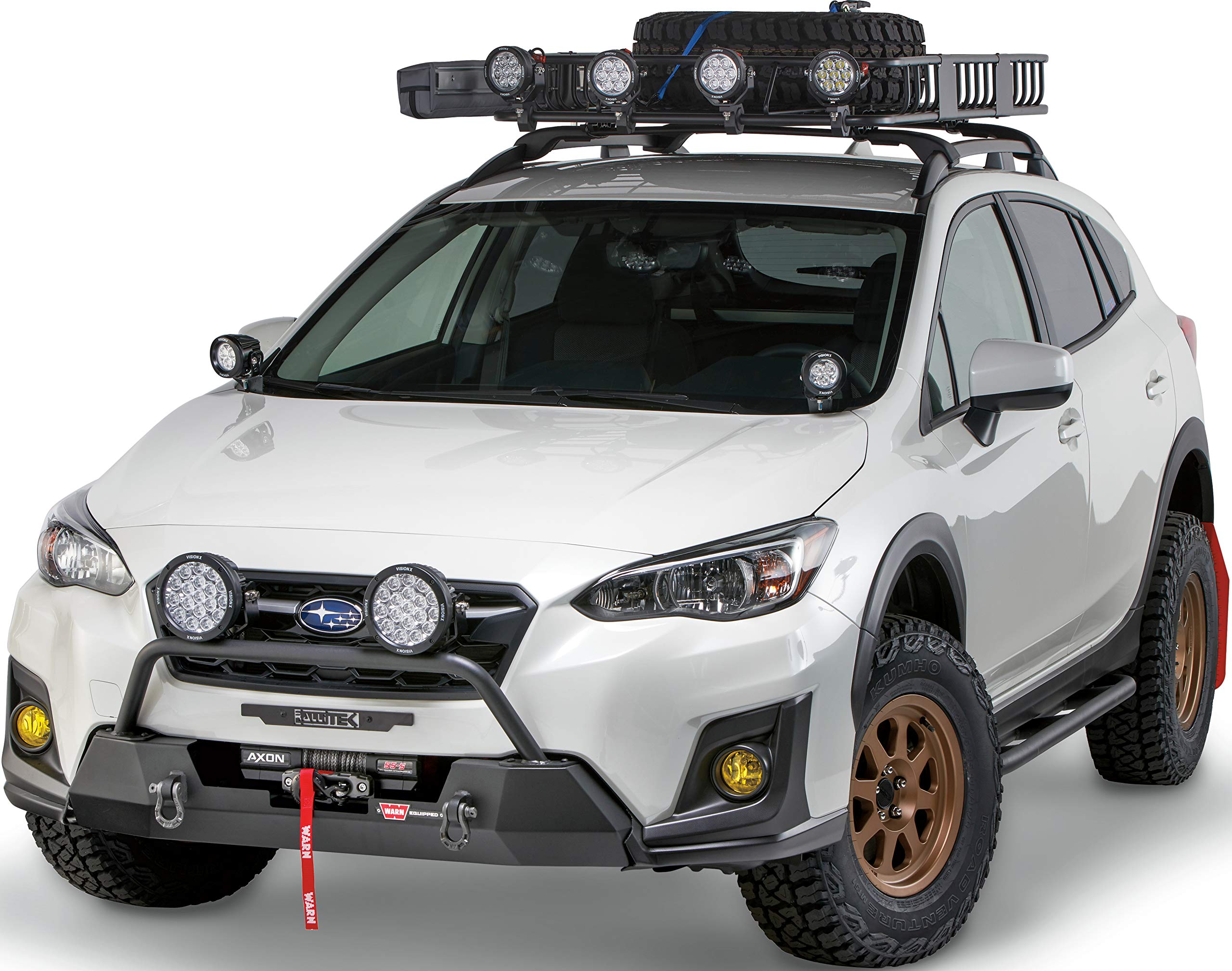 Semi-Hidden WARN 106221 Winch Mounting Kit, Fits: Subaru Crosstrek (2018-2020)