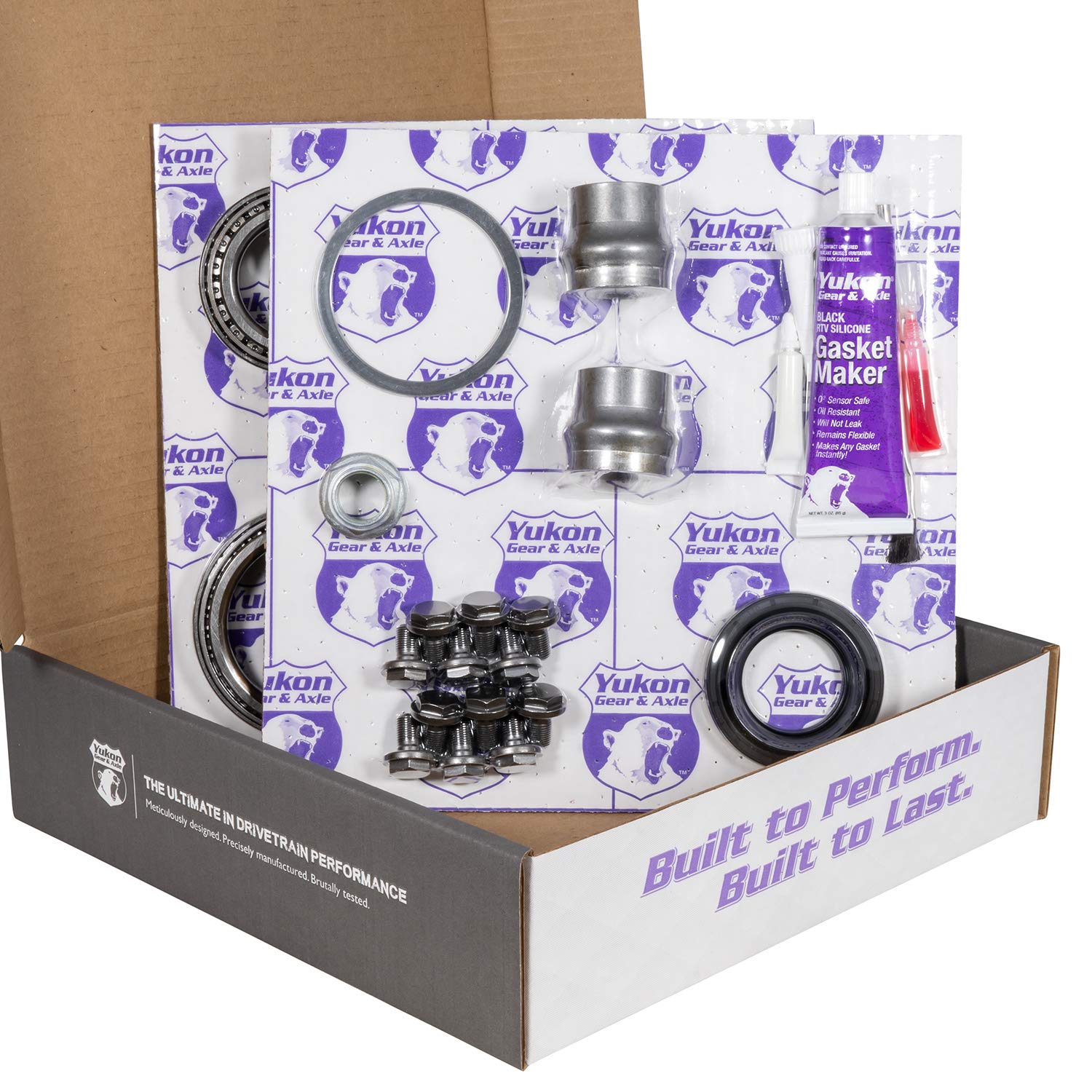 Front & Rear Ring & Pinion Gear Kit Package with Install Kits - Toyota 8.2/8" IFS
