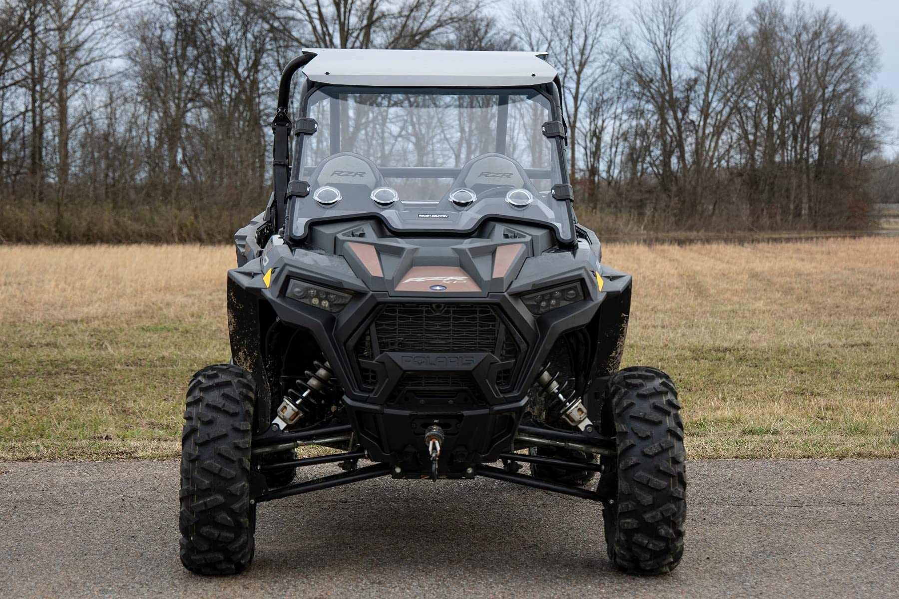 Vented Rough Country Full Windshield for Polaris RZR XP 1000-98292010
