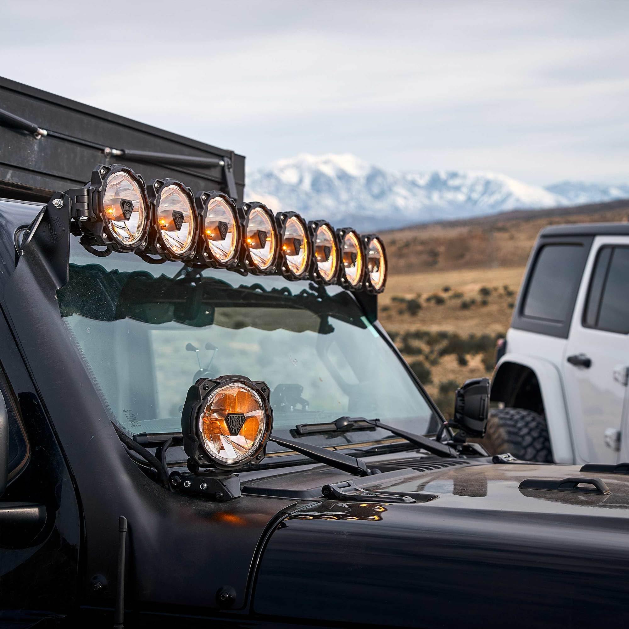 Titan™ KC Hilites Gravity® 6" LED - Pair Pack - Spot Beam