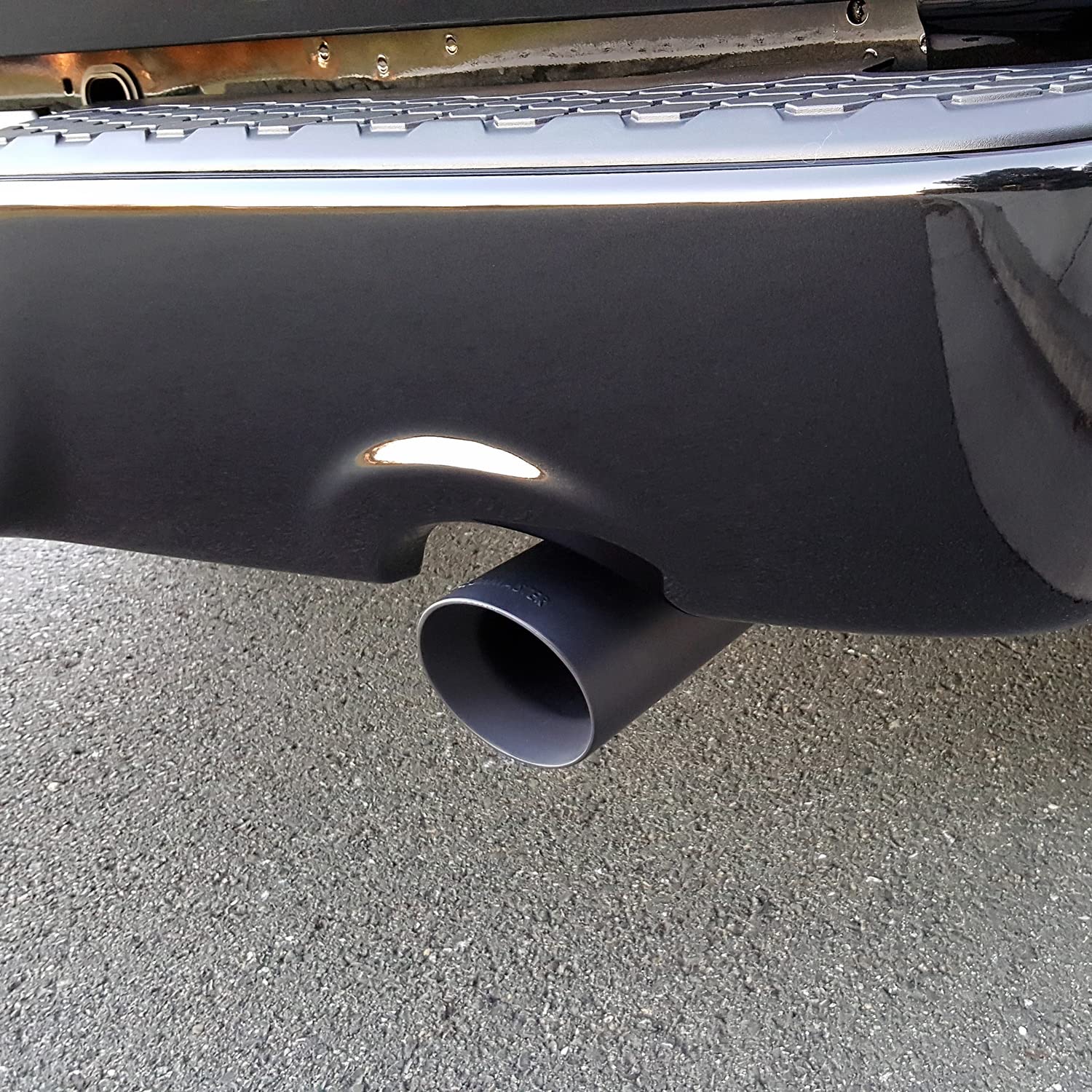Flowmaster Exhaust Tip 15356B 4 Inch Angle Cut Black Ceramic Coated 304 Stainless Steel Compatible with 2009-2024 Classic Body RAM 1500 5.7L Hemi with Factory Dual Exhaust
