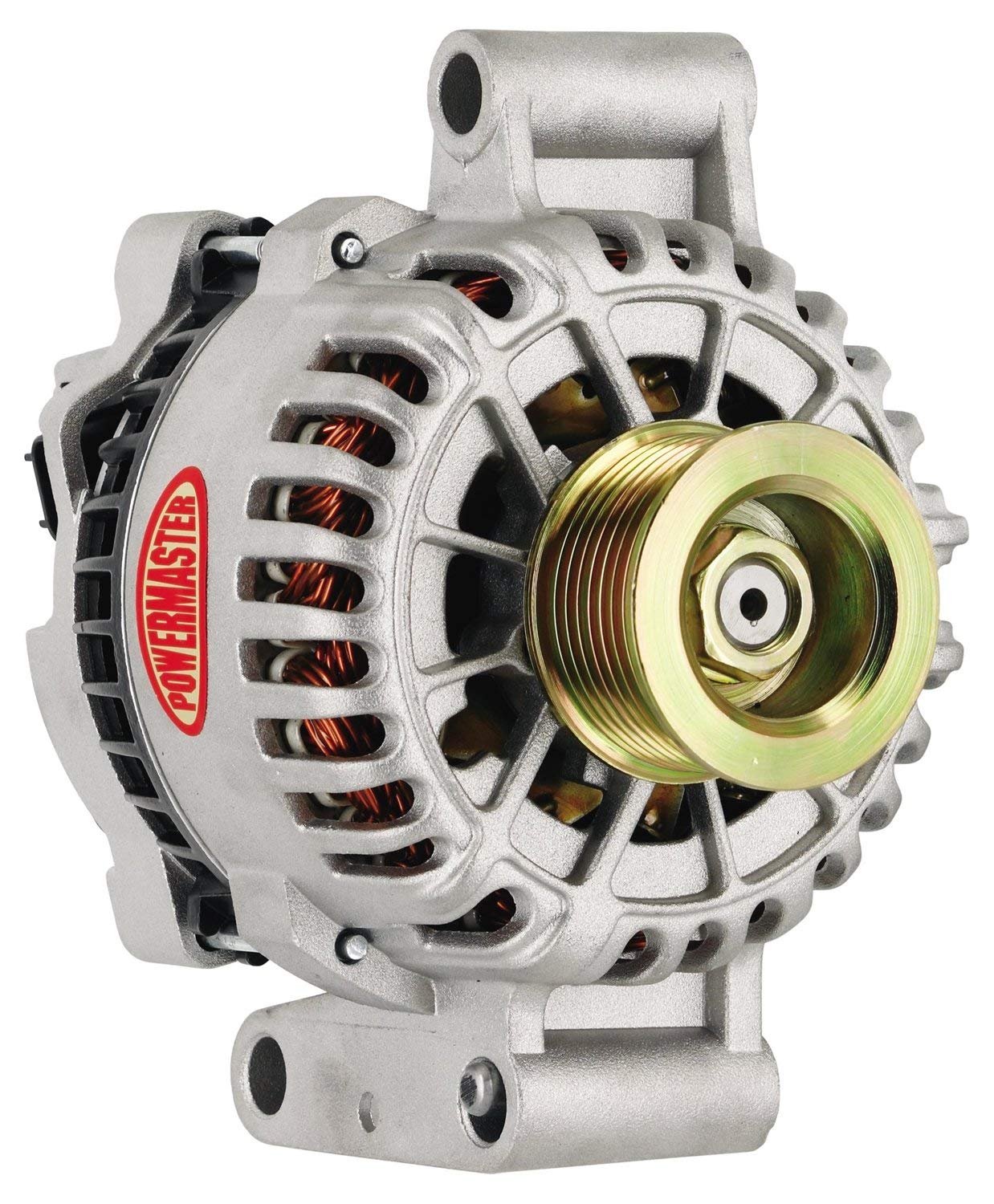 Alt Ford Powermaster 6G Black 155A 6 grv Pulley Small Frame Trans MTG 2.5L Cougar I-FR-A VR
