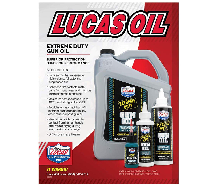Extreme Duty Lucas Oil Gun Oil (4oz.), 1 Pack
