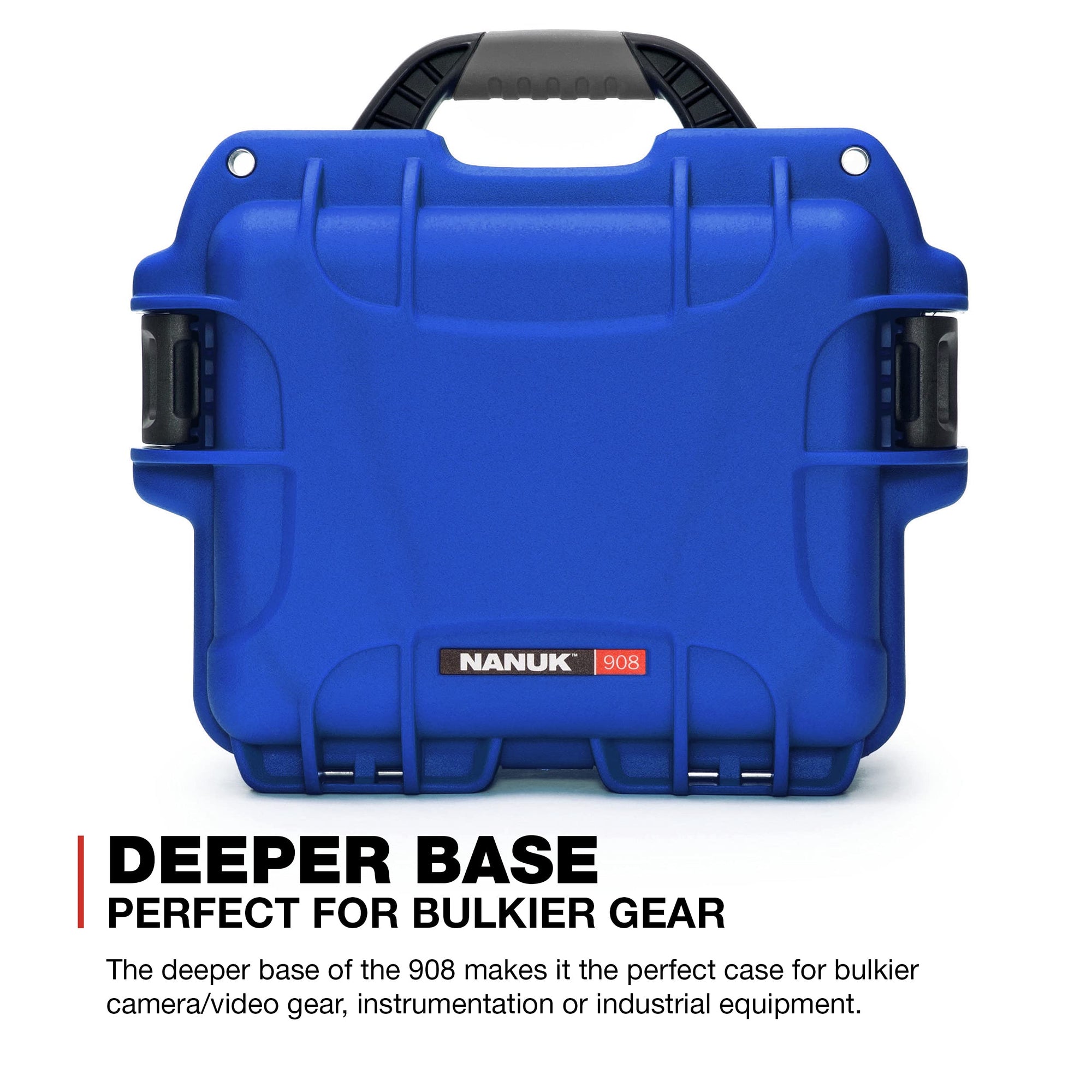 Blue Nanuk 908 Waterproof Hard Case with Padded Divider