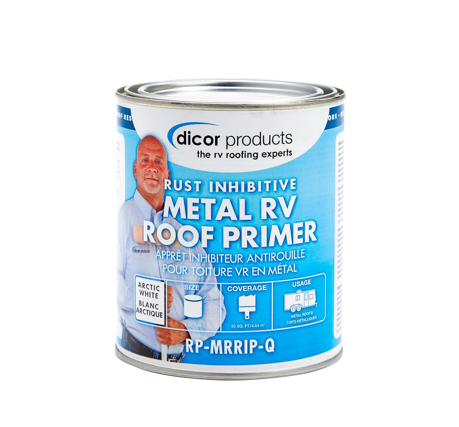 Dicor Metal Roof Rust Inhibitive Primer RP-MRRIP-Q - Arctic White, 1 Quart