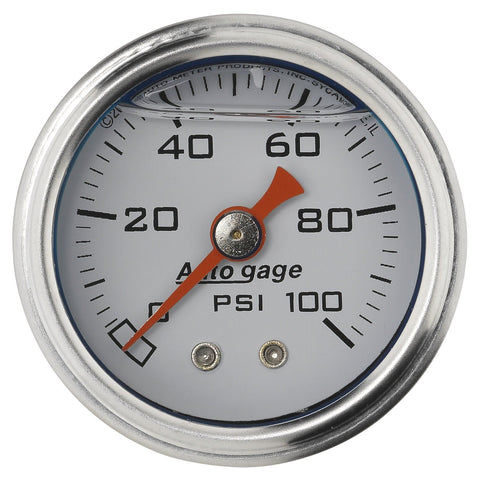 Autogage Auto Meter 2177 Fuel Pressure Gauge