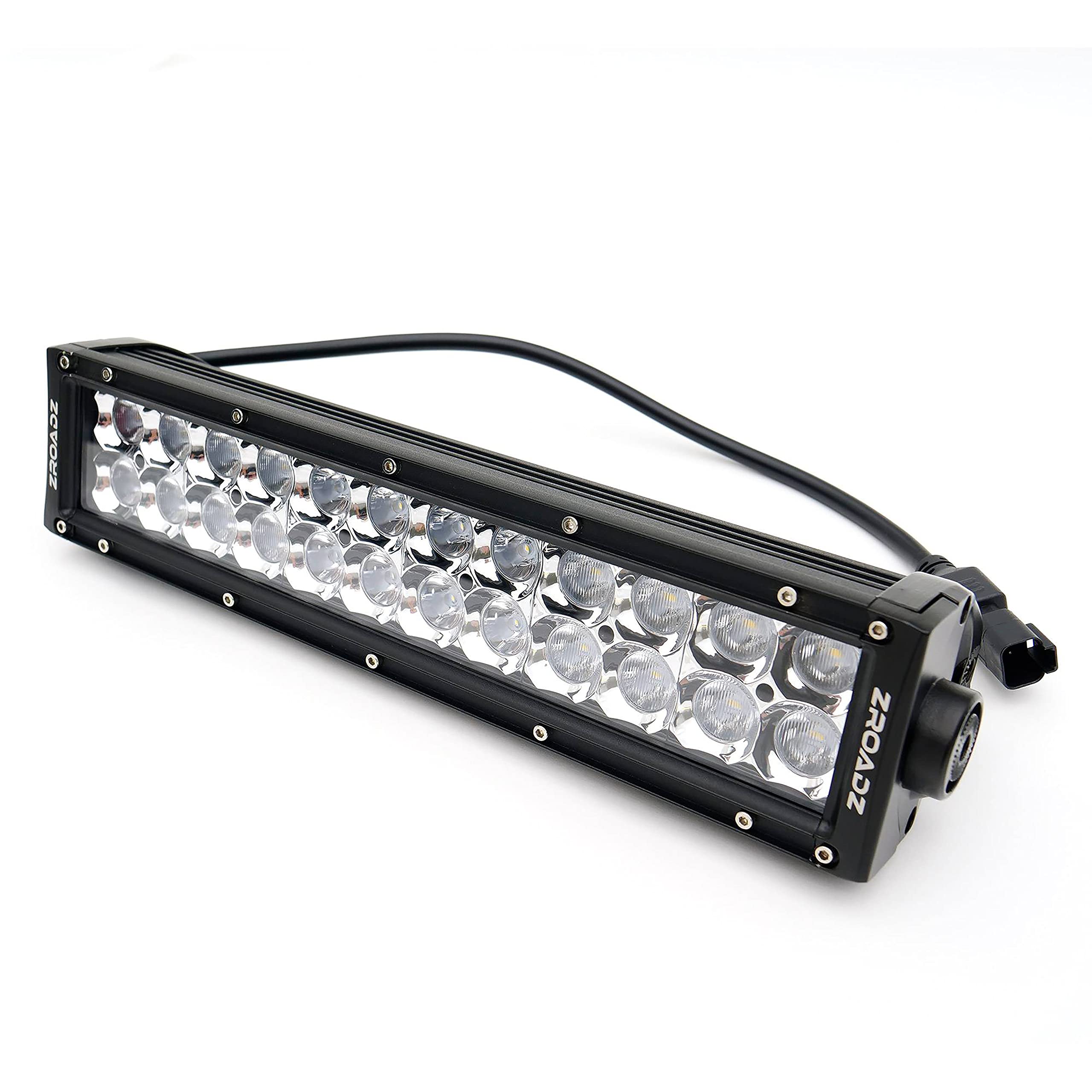 Front Bumper Center LED Kit 2017-2019 Ford Super Duty with (1) 12 Inch LED Straight Double Row Light Bar - PN #Z325471-KIT