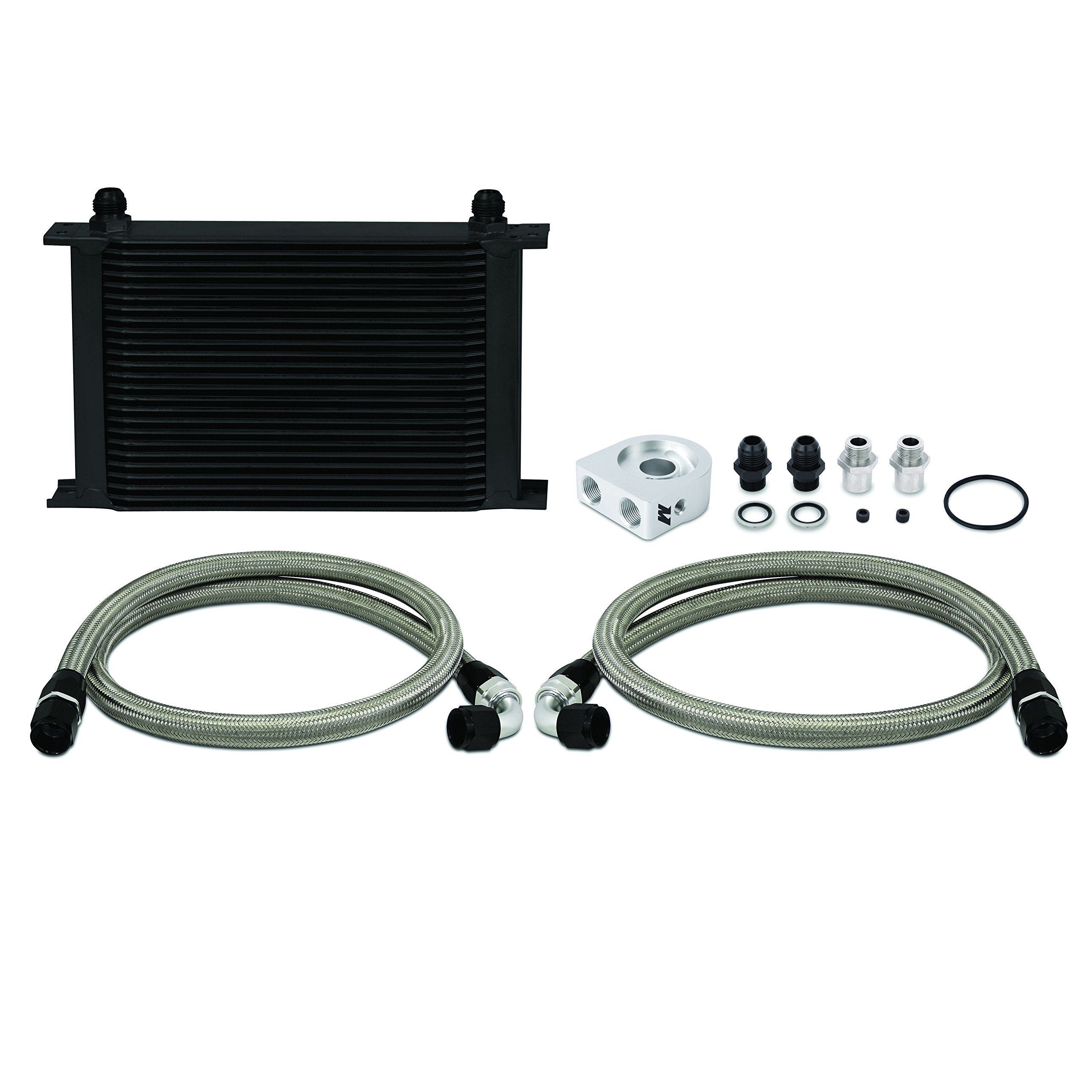 25 Row Mishimoto Universal Oil Cooler Kit, Black