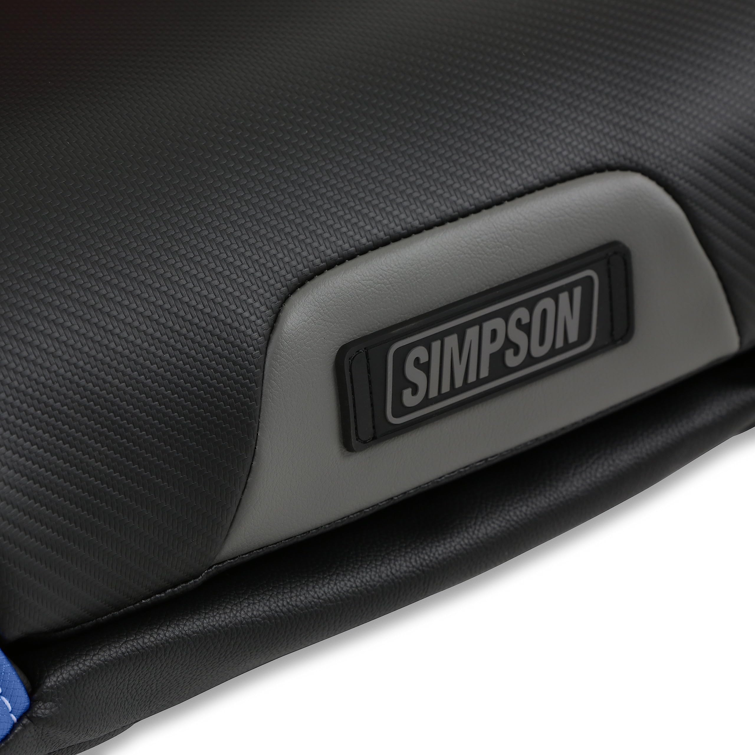 Simpson PRO SPORT Front Seat Black/Light Blue/Grey [107-317]