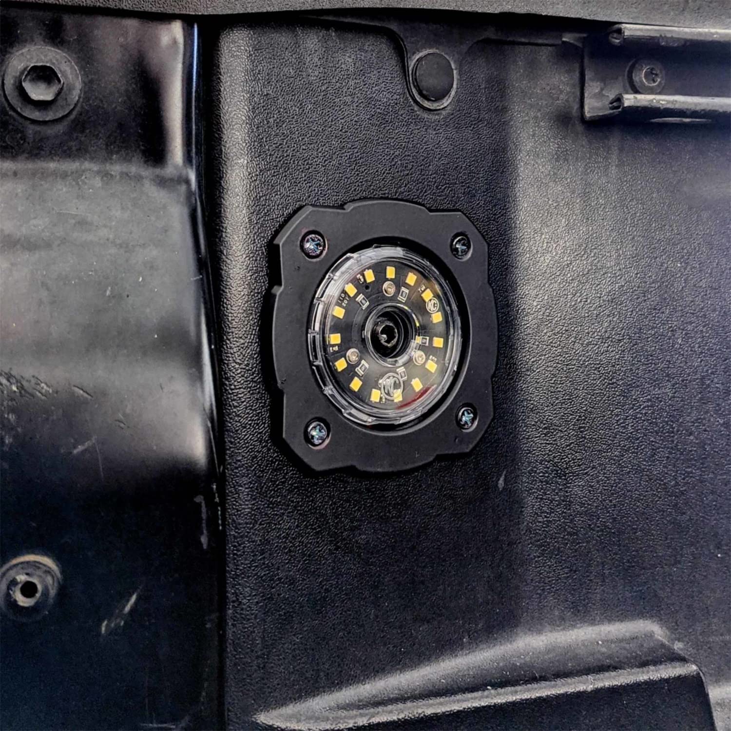 Cyclone V2 LED KC HiLites - Mount Adapter - Flush 1370, Black