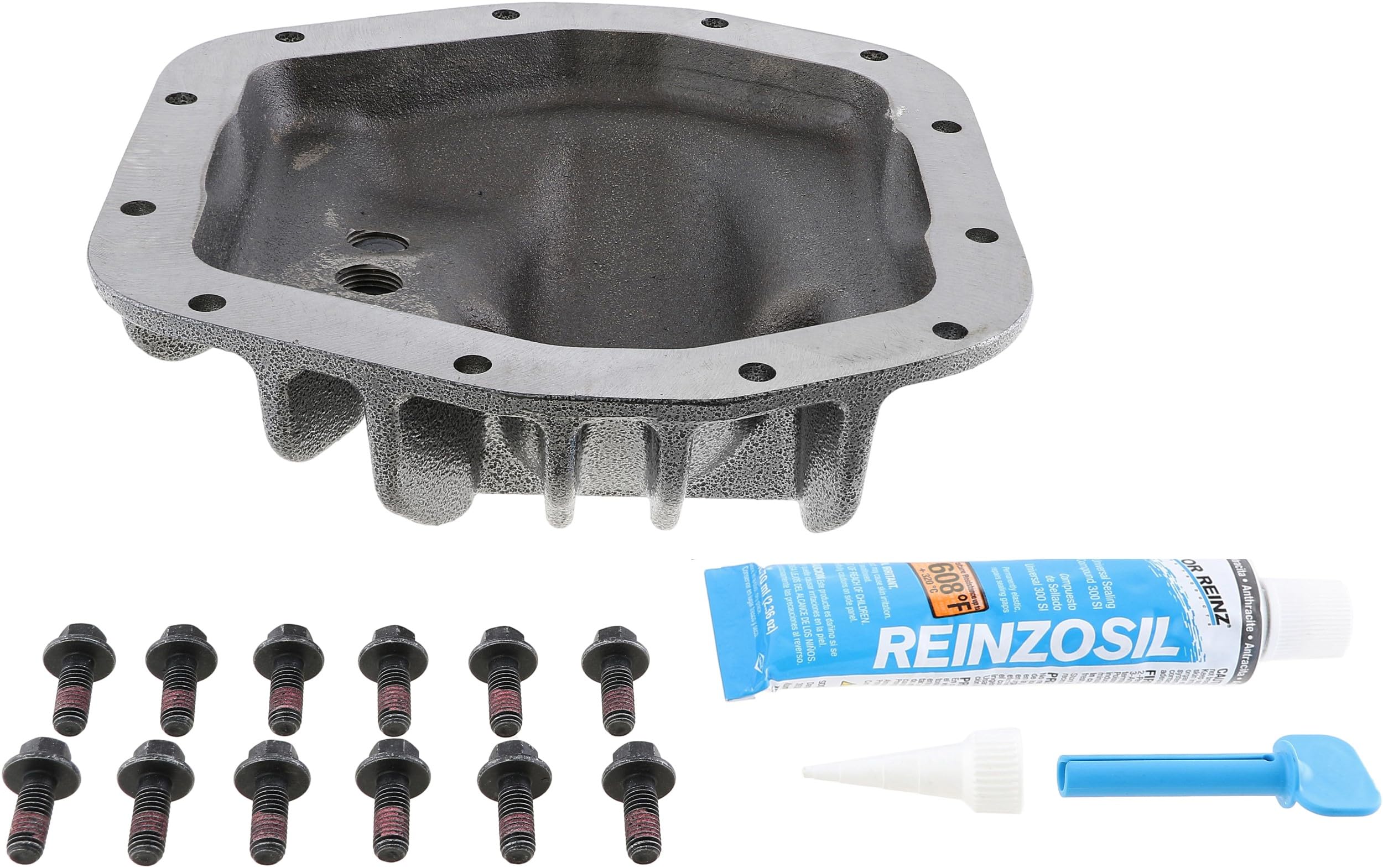 Spicer Nodular Iron 10044799 Front Dana 44 and AdvanTEK Differential Cover Compatible with Select Wrangler JL - Gray