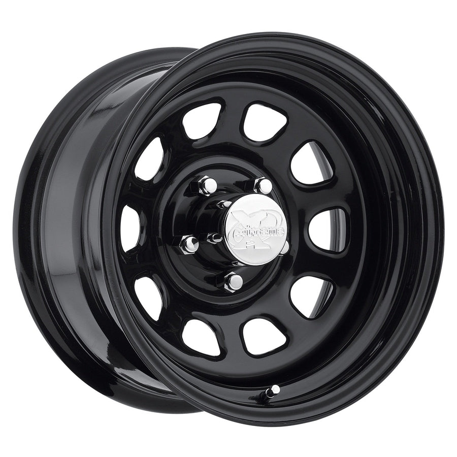 Pro Comp Rock Crawler Series 51 Steel Wheels 51-6873 Black Wheel Size 16x8 Bolt Pattern 5x5 Offset -6 Back Spacing 4.25 in. Gloss Black Rock Crawler Series 51 Black Wheel