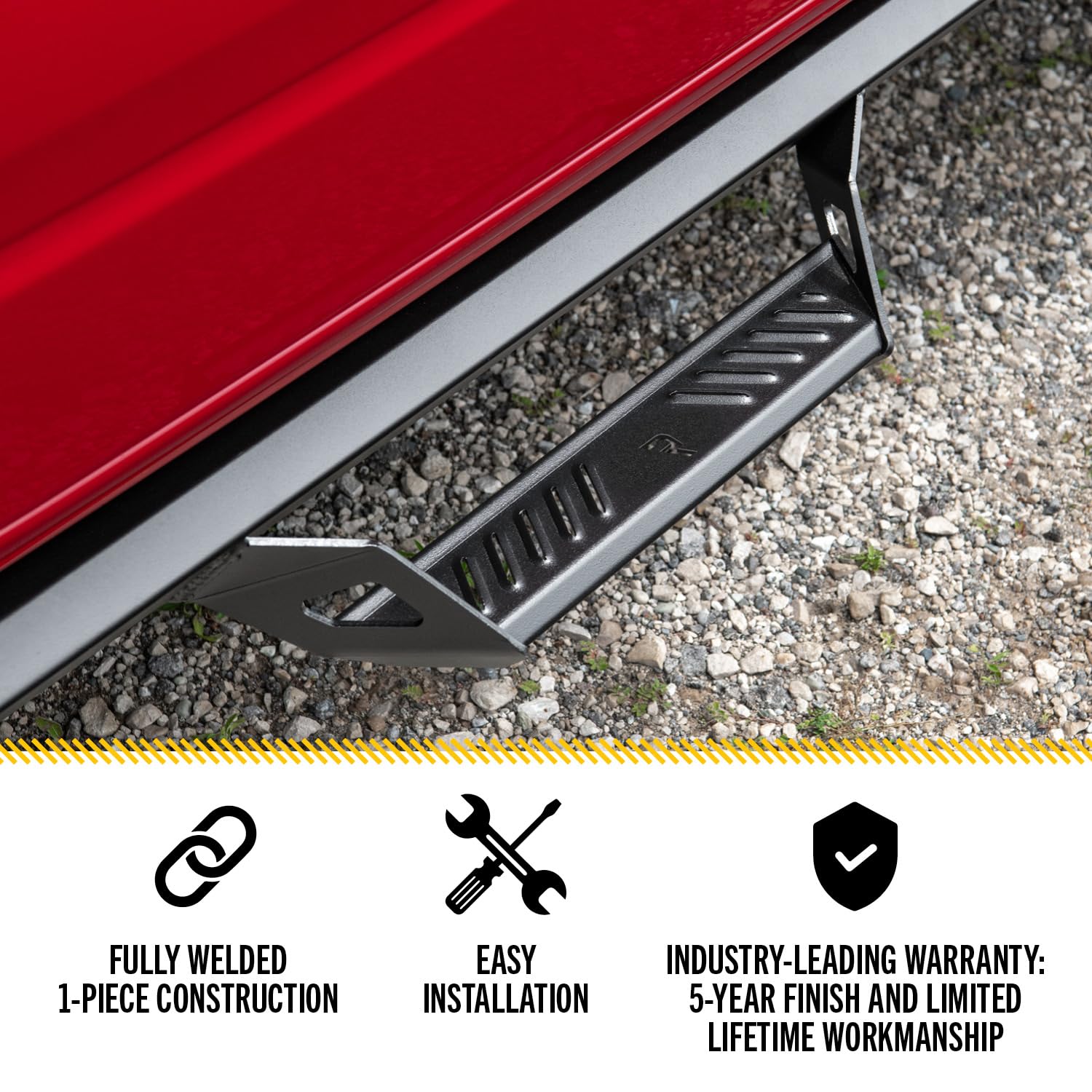 Predator Pro Steps N-Fab | Textured Black, Cab Length | PRD1090MC-TX | Fits 2010-2018 Dodge RAM 2500 / 3500 / 4500 Mega Cab All Beds, SRW / DRW Gas / Diesel